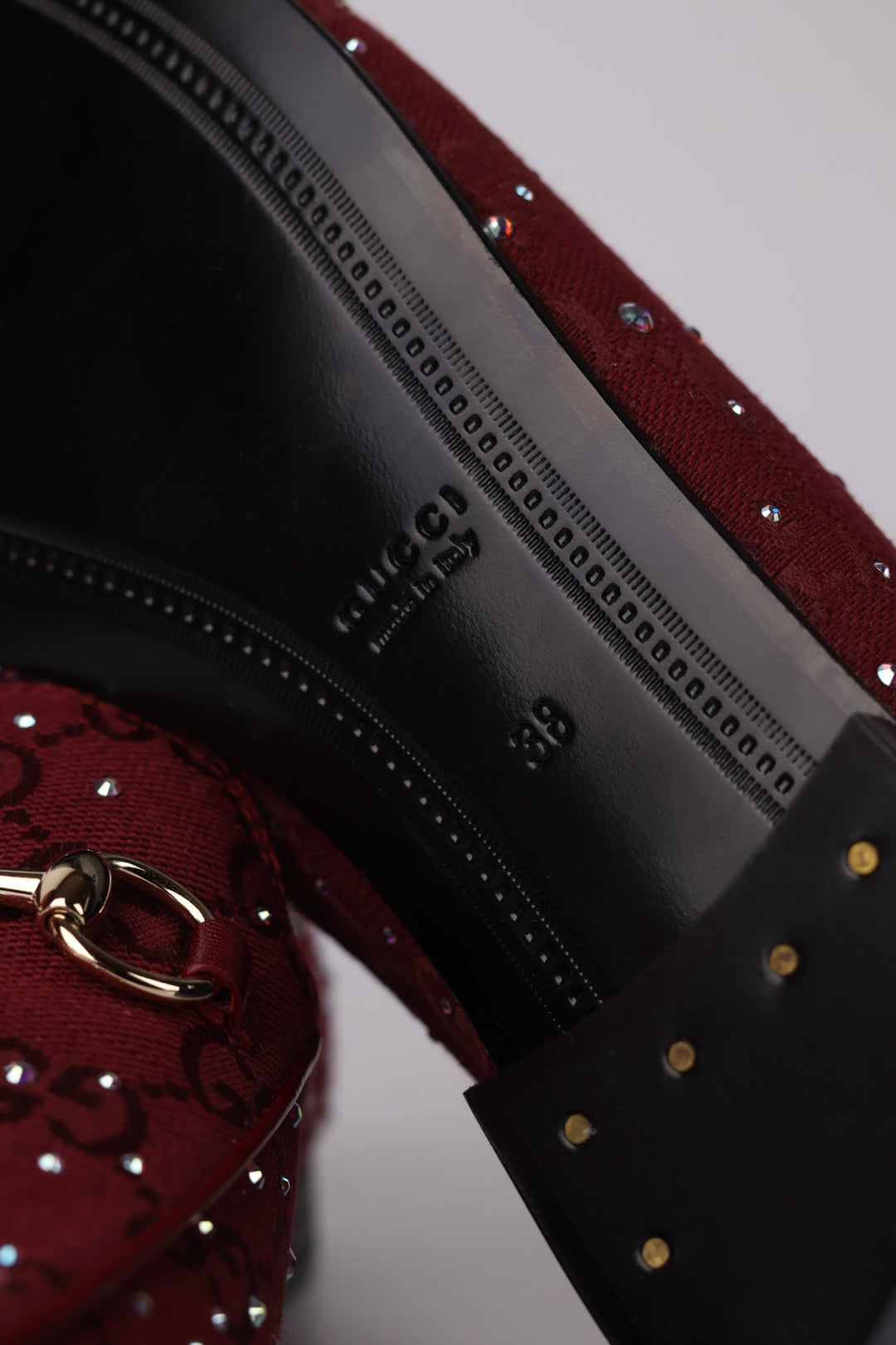 Gucci Mocassino Jordan Crystal