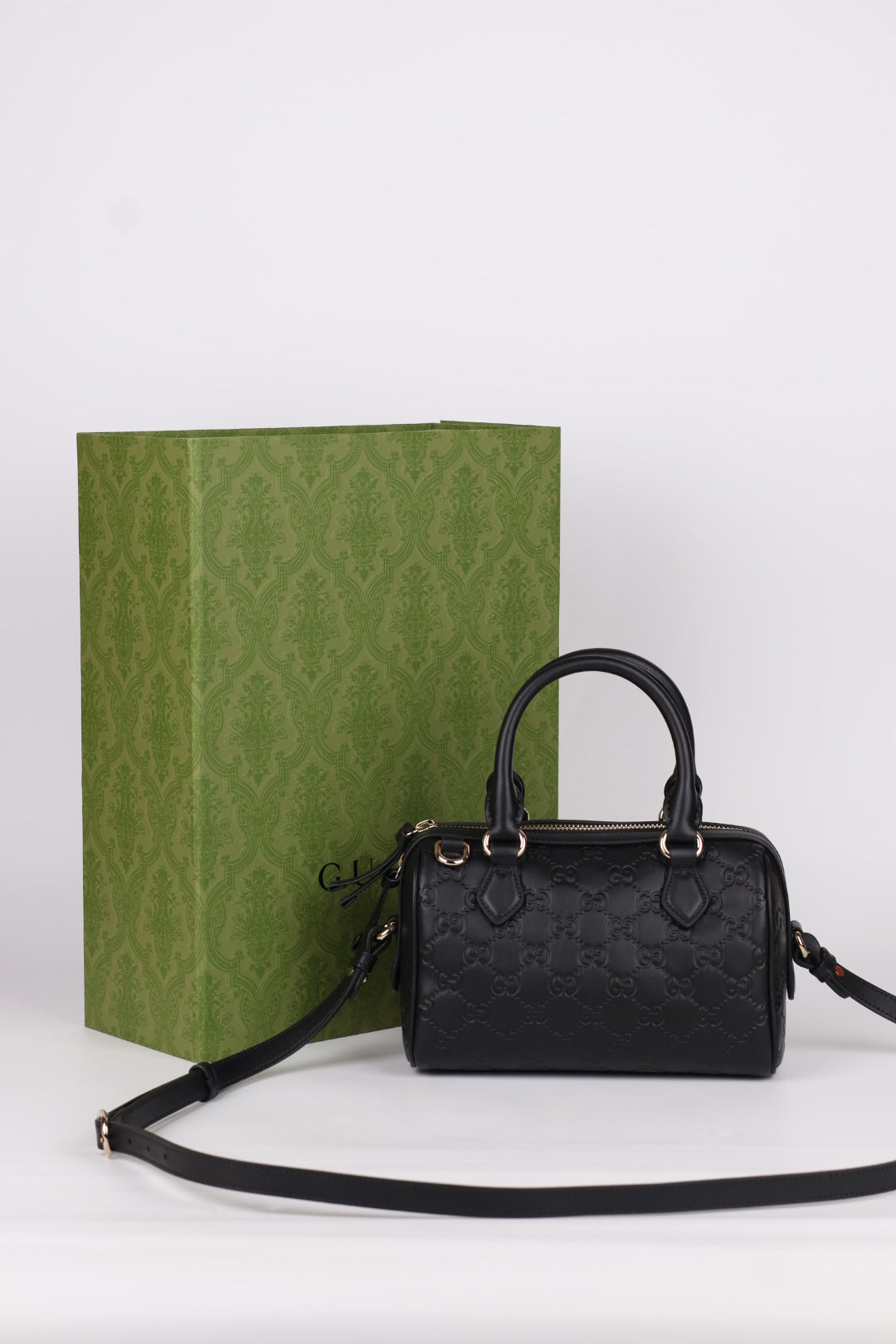 Gucci Mini Bauletto GG Signature