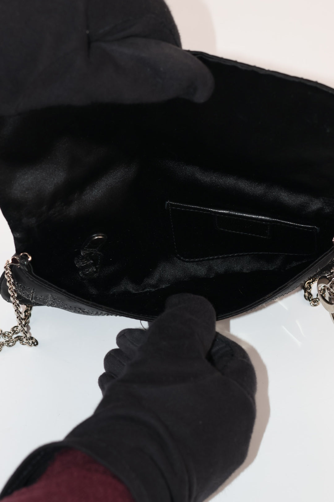 Dior Chain Pochette Crystal