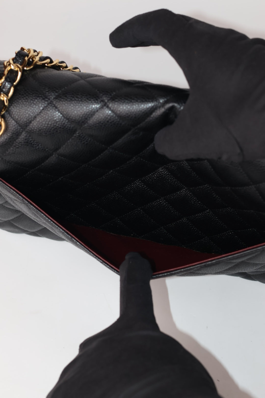 Chanel Maxi Jumbo Double Flap Caviar
