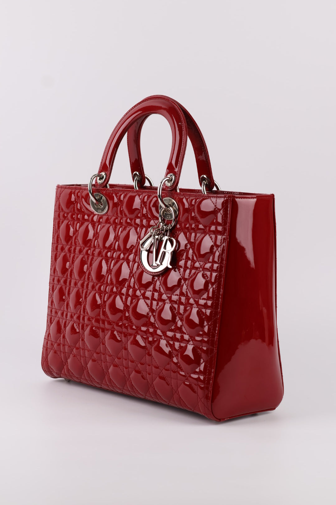 Lady Dior Large Vernis