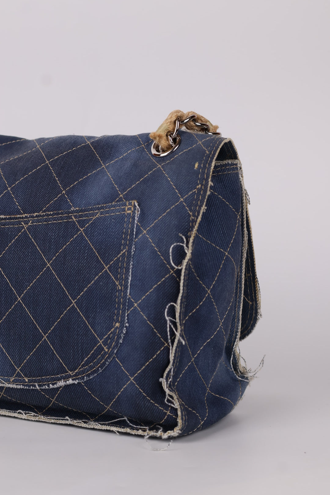 Chanel Timeless Pom Pom Denim Paris-Dubai