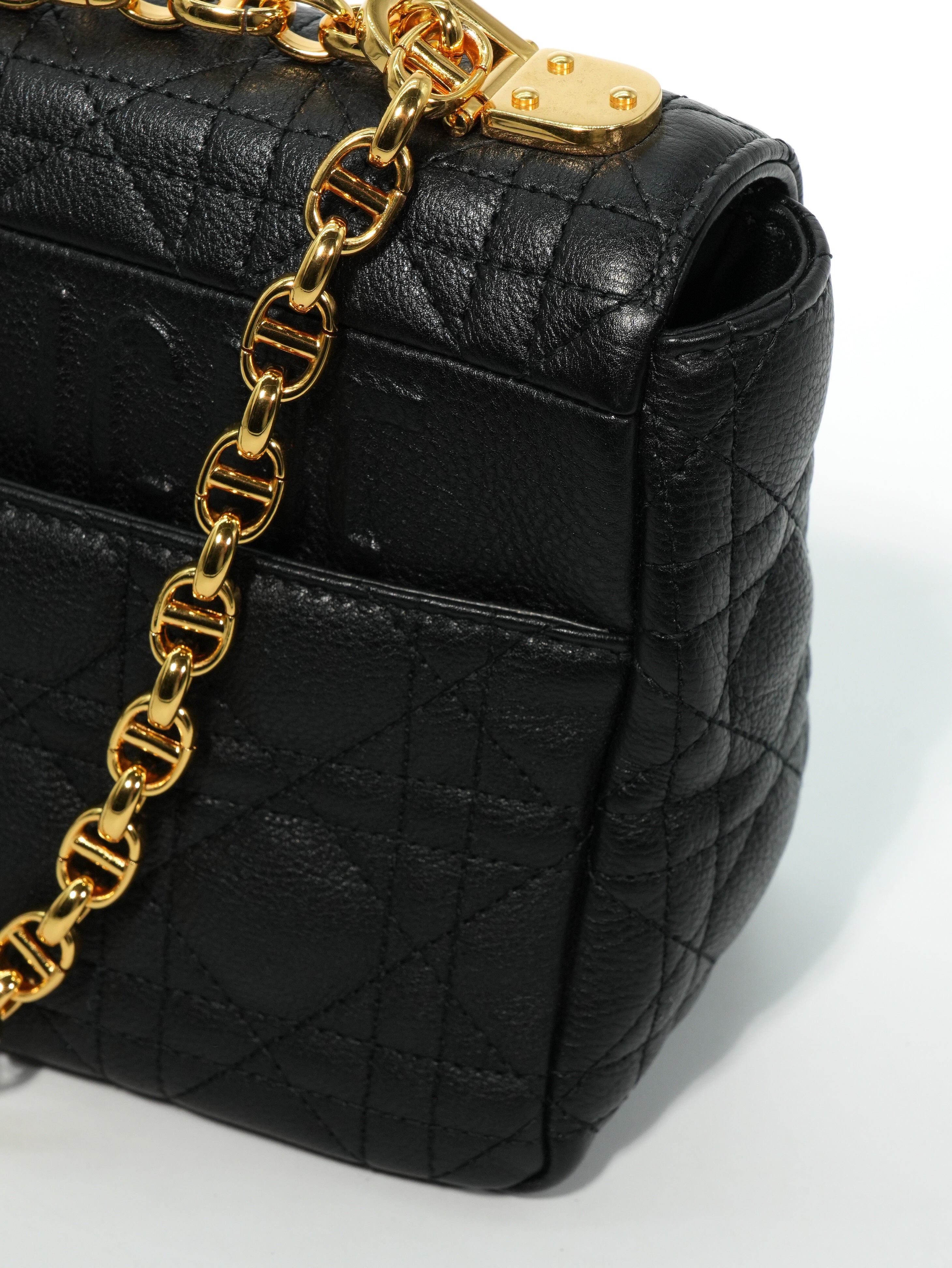 Dior Caro Media in Pelle