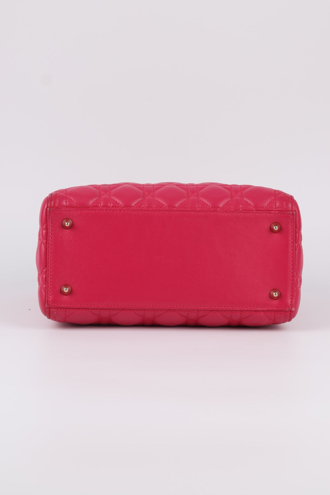 Lady Dior Media in Pelle