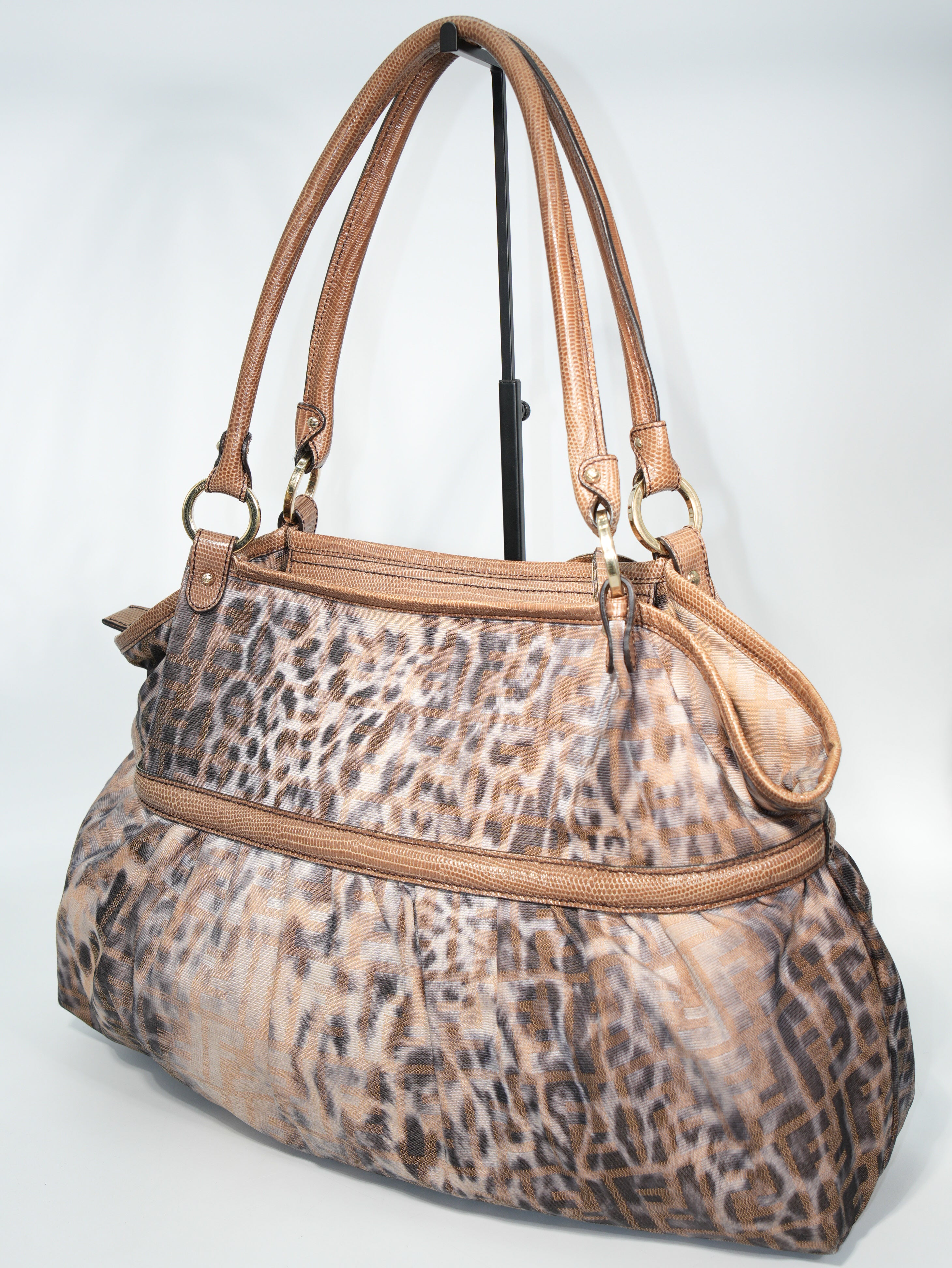 Fendi Tote Chef Leopard