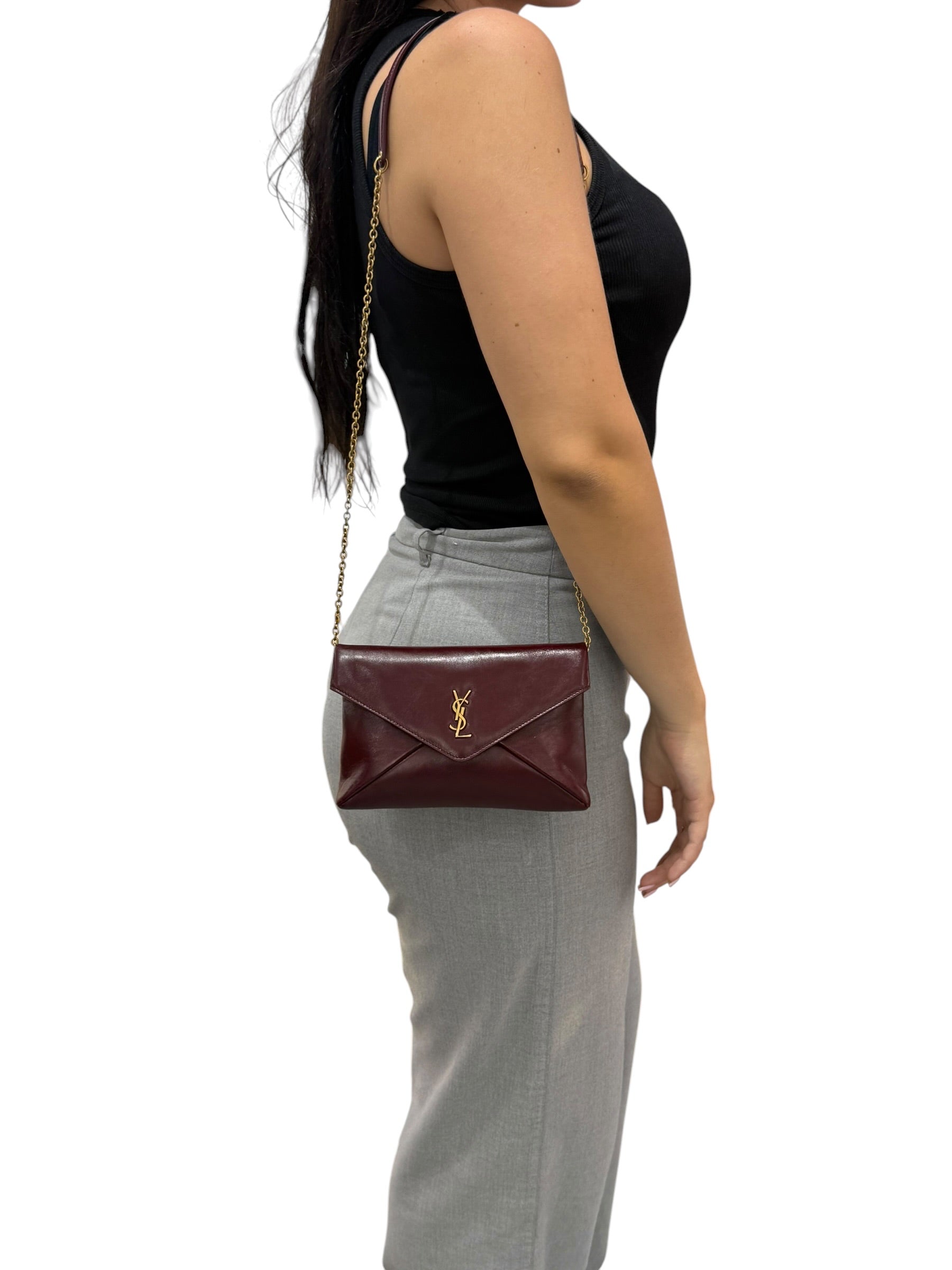 Saint Laurent Mini Cassandre in Agnello