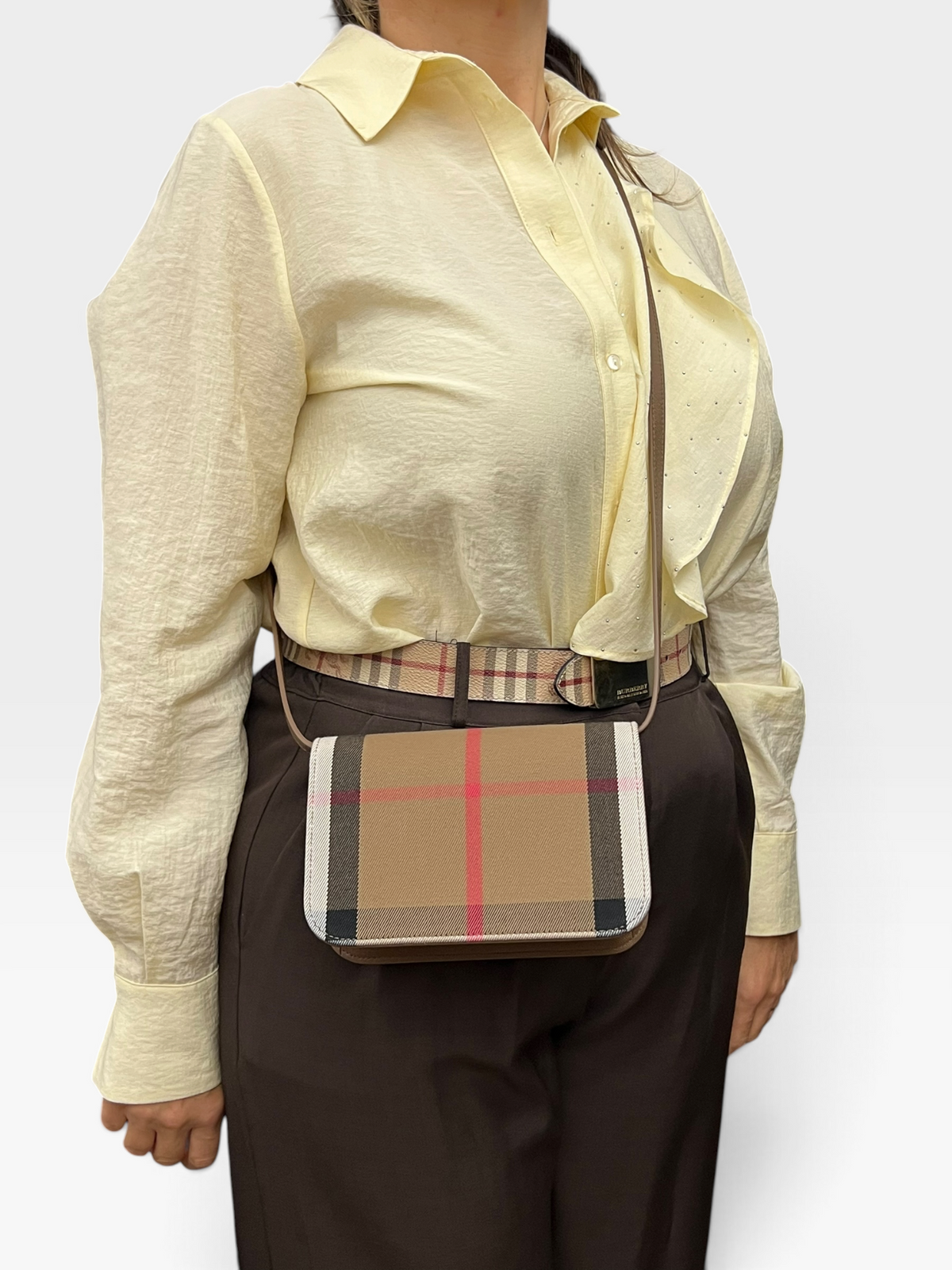 Burberry Mini Tracolla Check