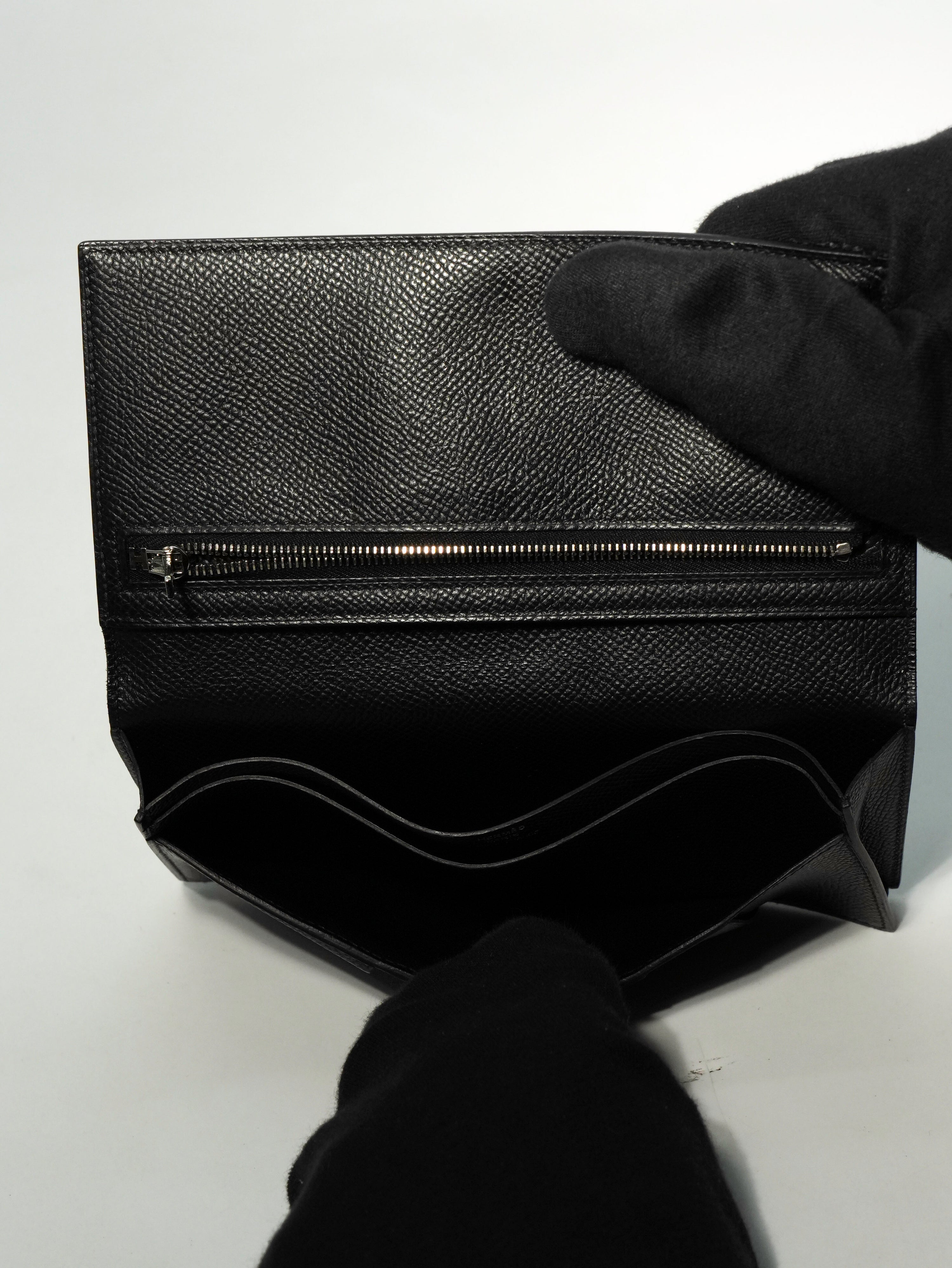 Hermès Portafoglio Béarn Soufflet Togo