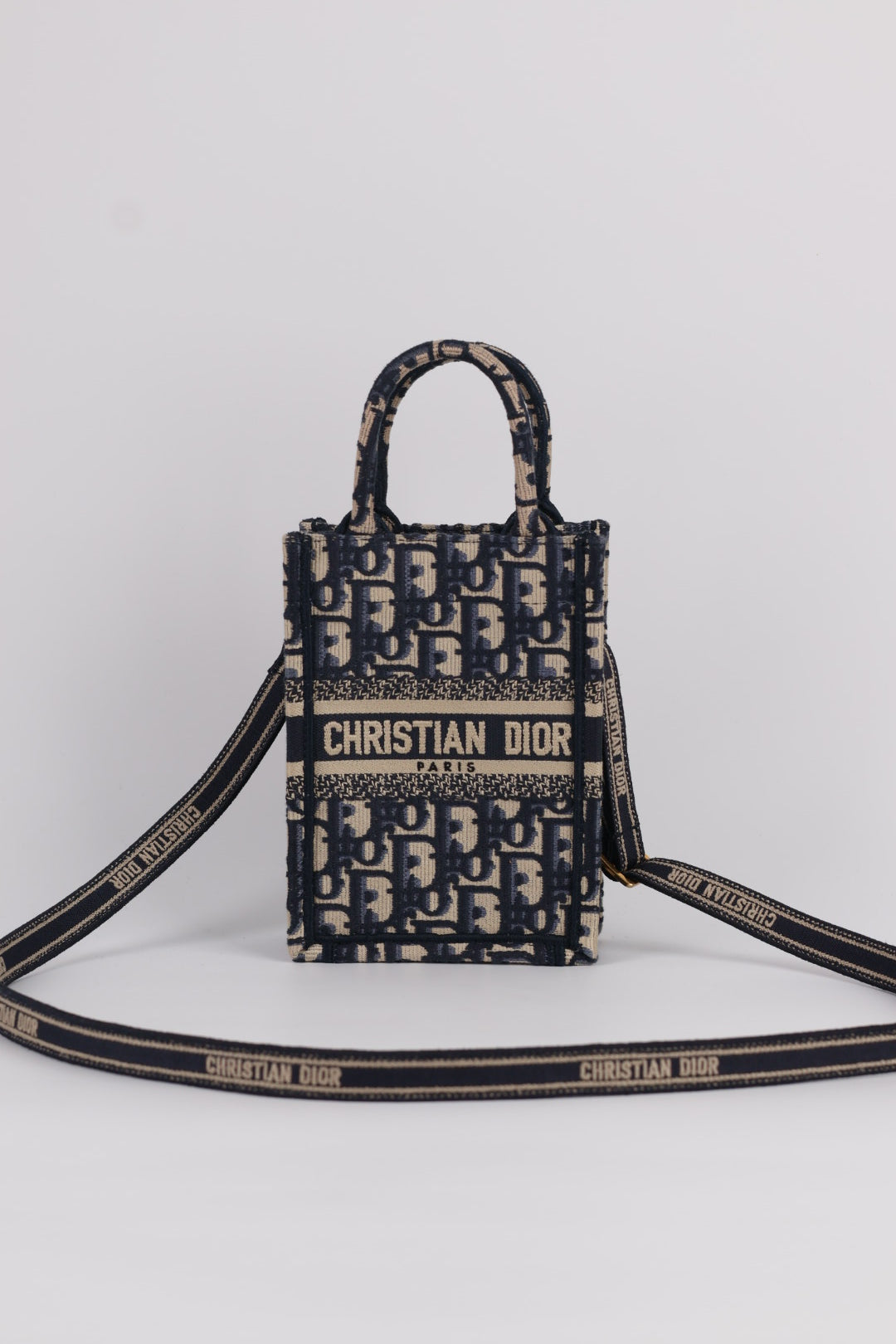 Dior Mini Book Tote Jacquard Oblique
