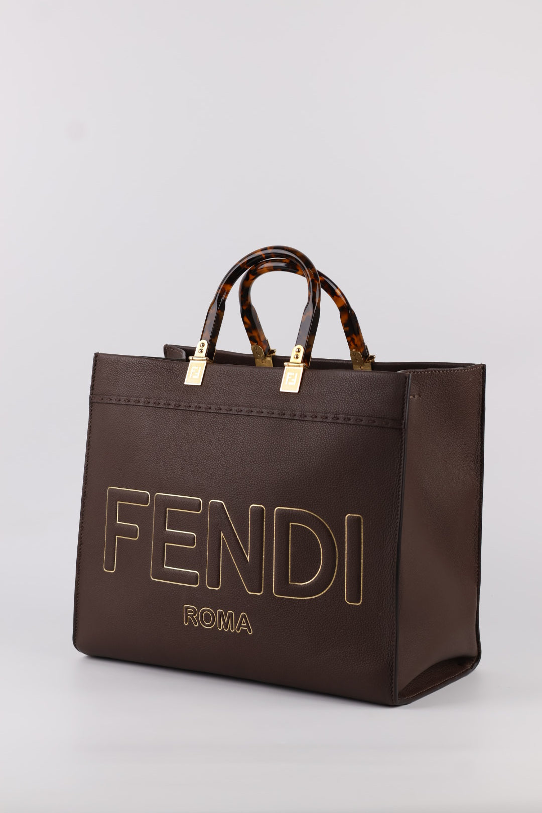 Fendi Sunshine Media in Pelle