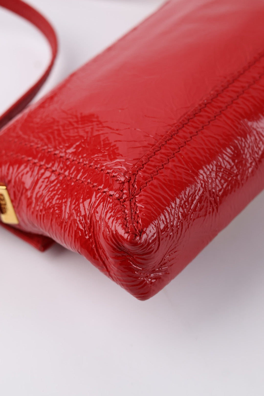 Fendi Mini Baguette in Vernice