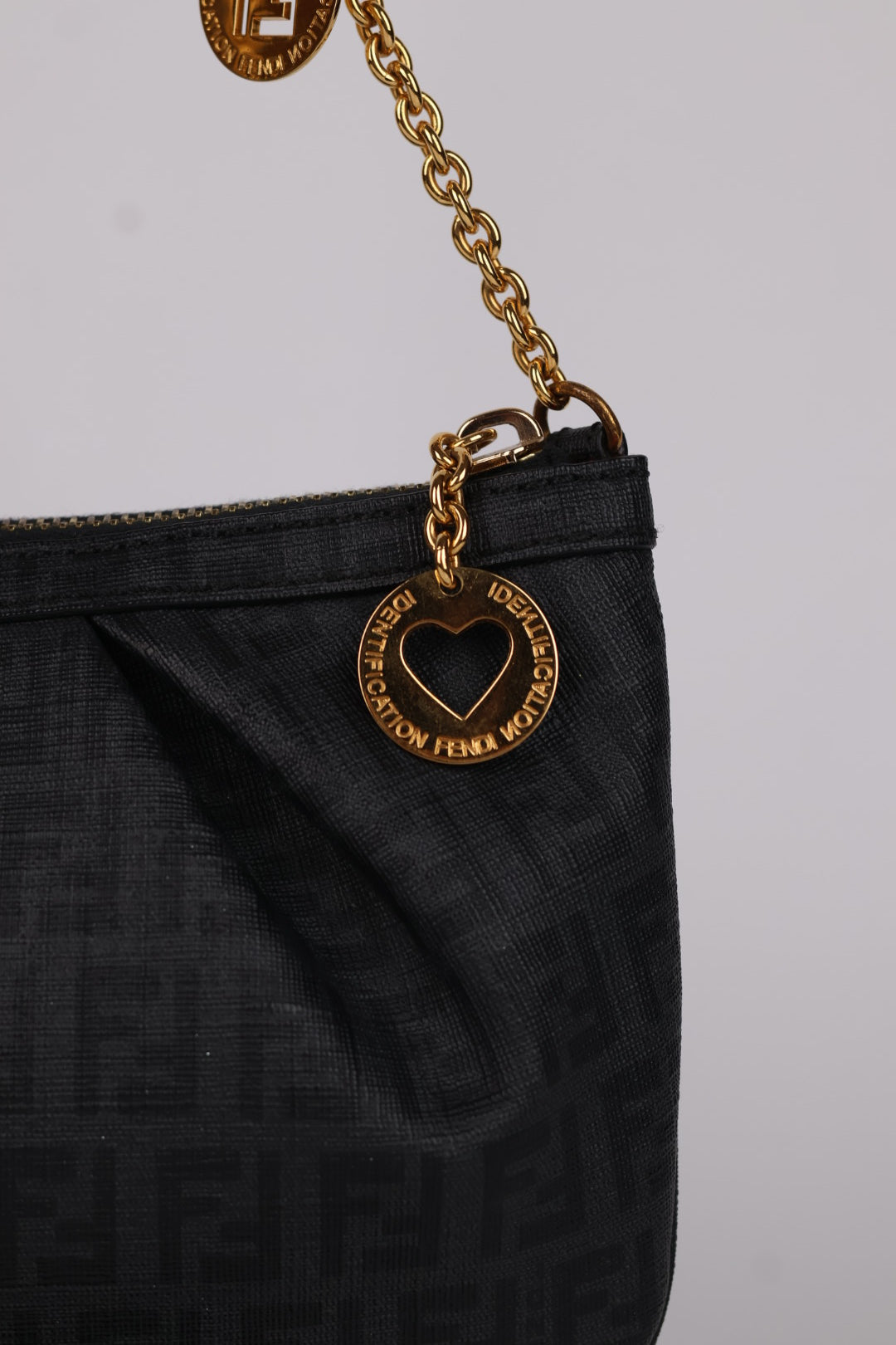 Fendi Pochette Chain FF Zucchino