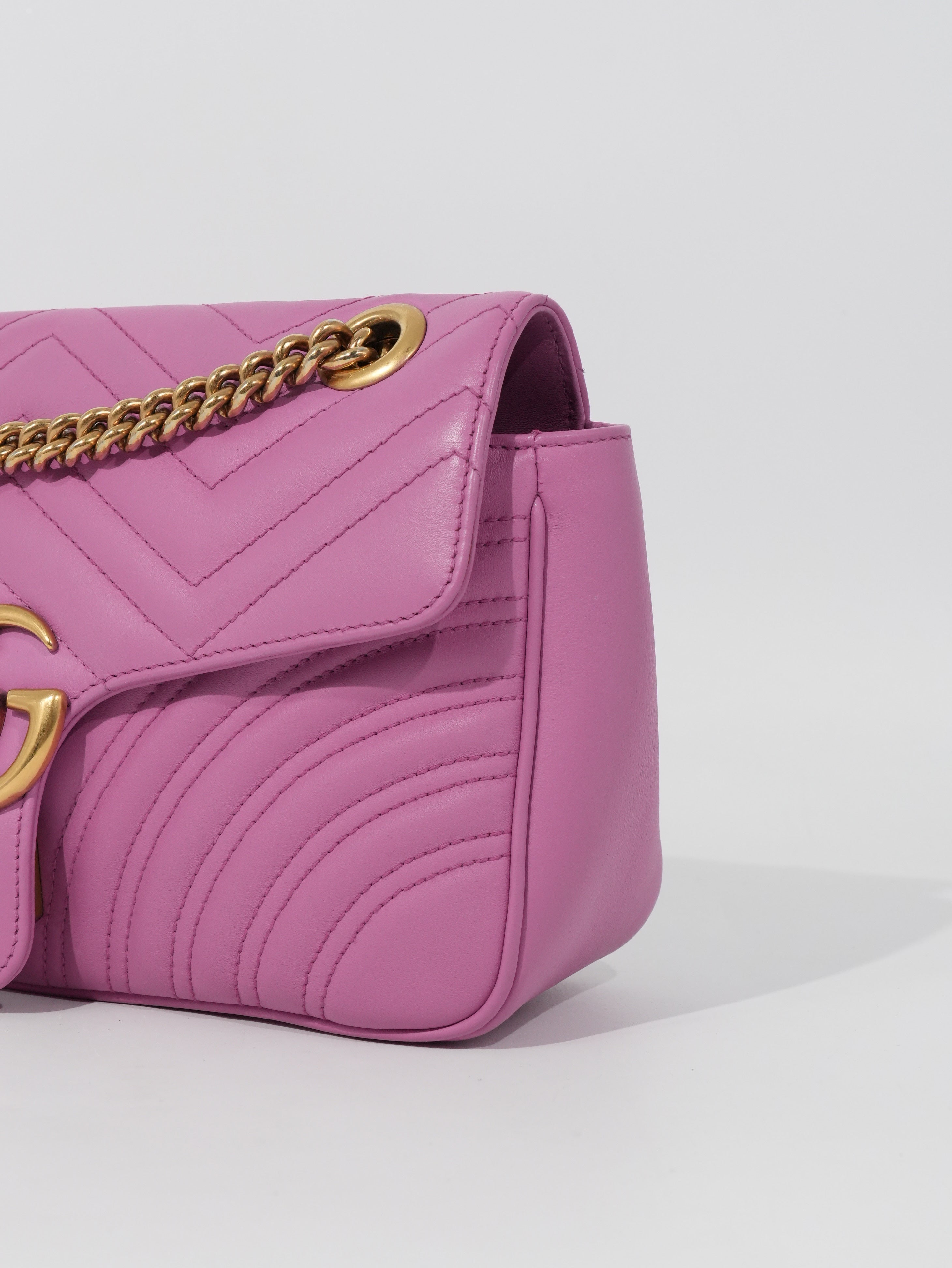 Gucci Marmont Media in Pelle Matelassé