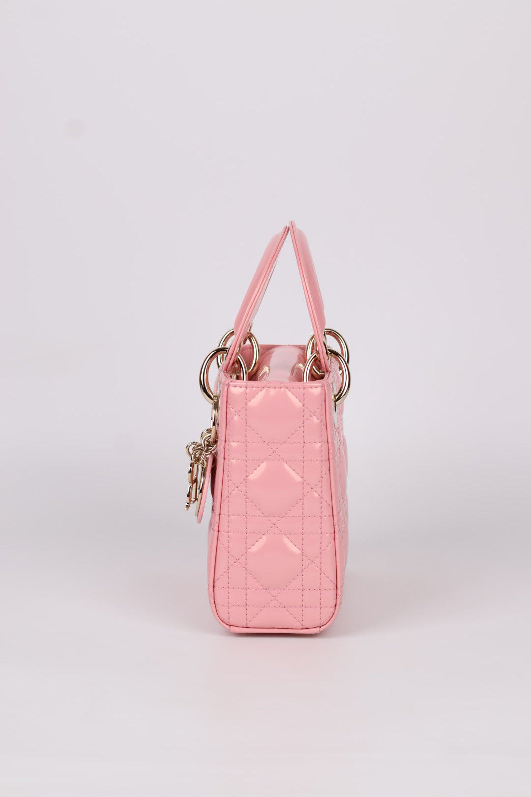 Lady Dior Mini in Pelle Rosa