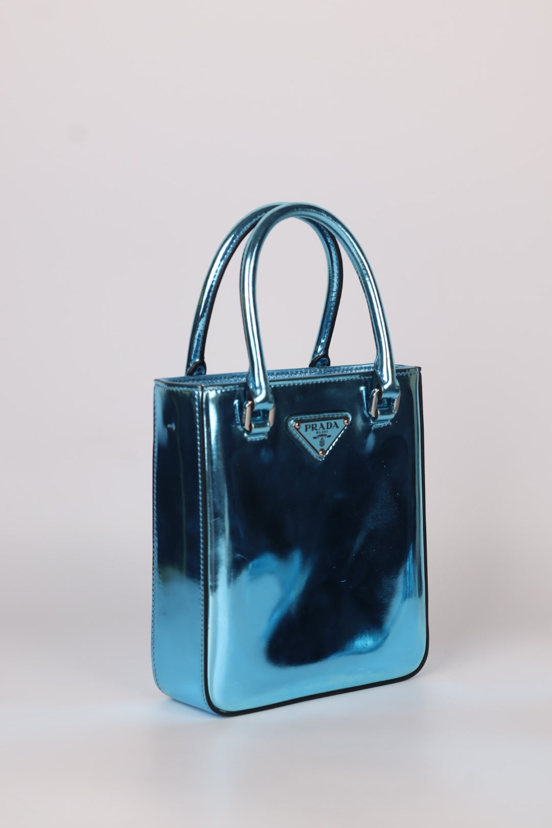 Prada Mini Tote Metallic