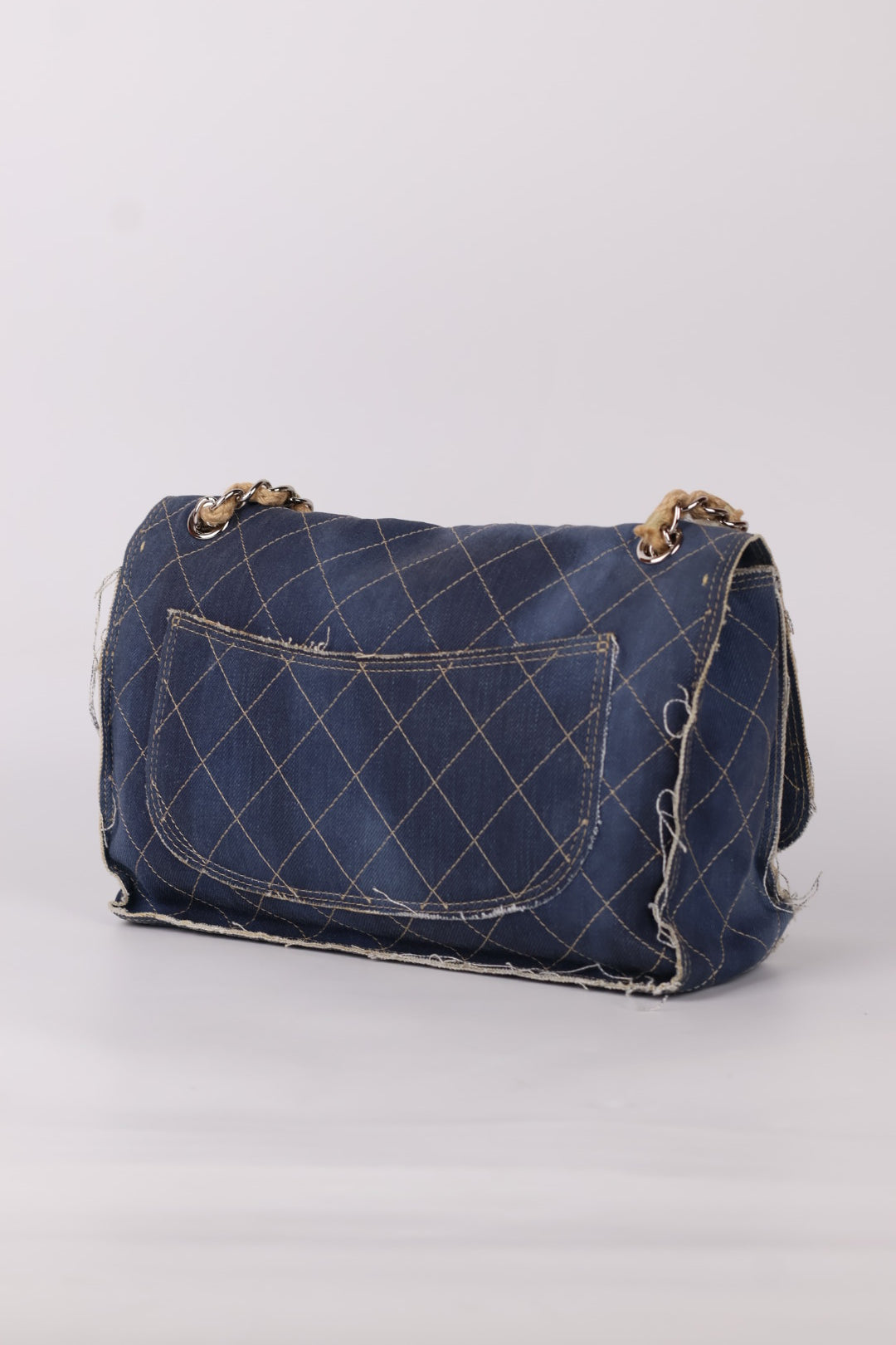 Chanel Timeless Pom Pom Denim Paris-Dubai