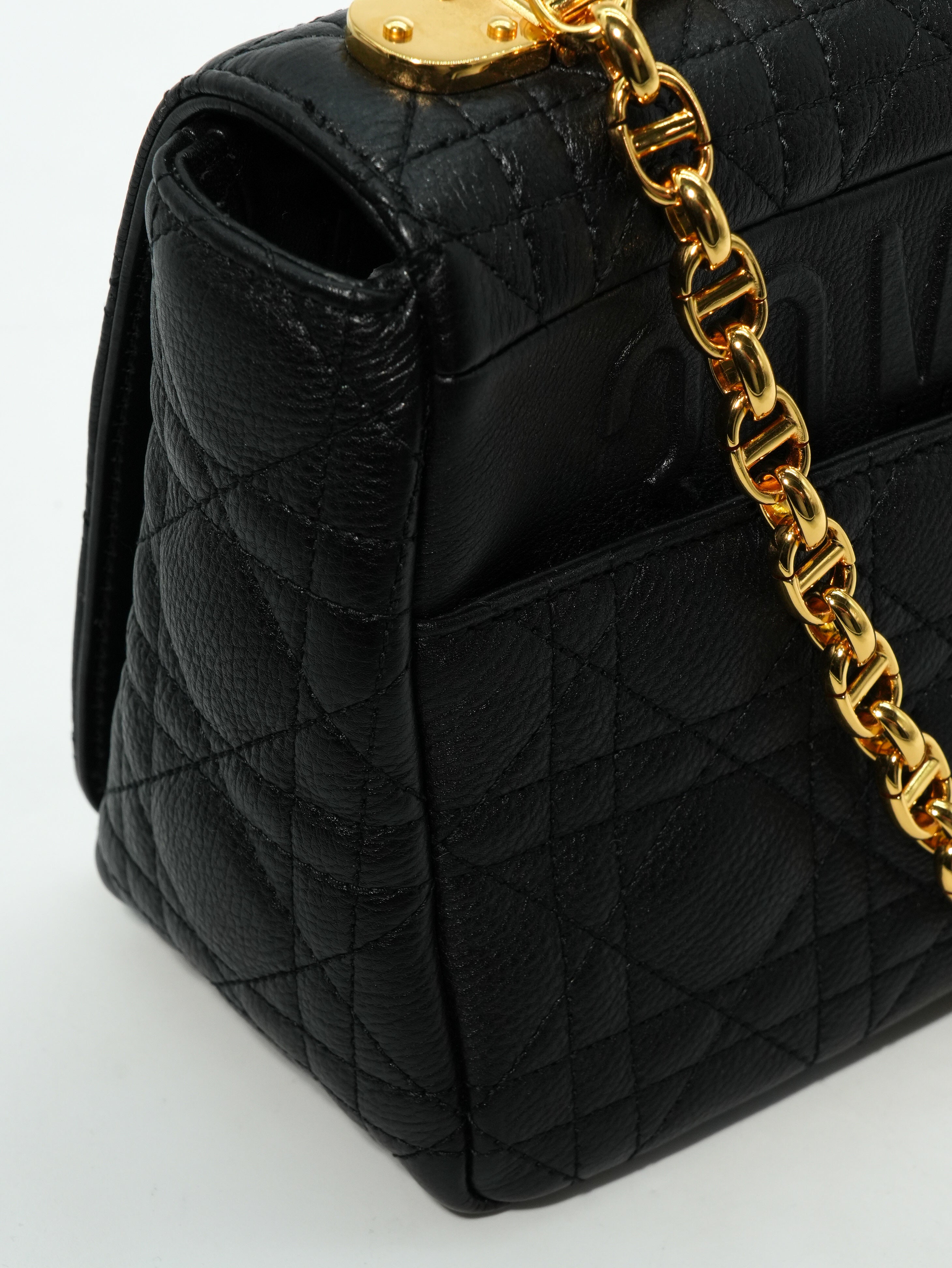 Dior Caro Media in Pelle