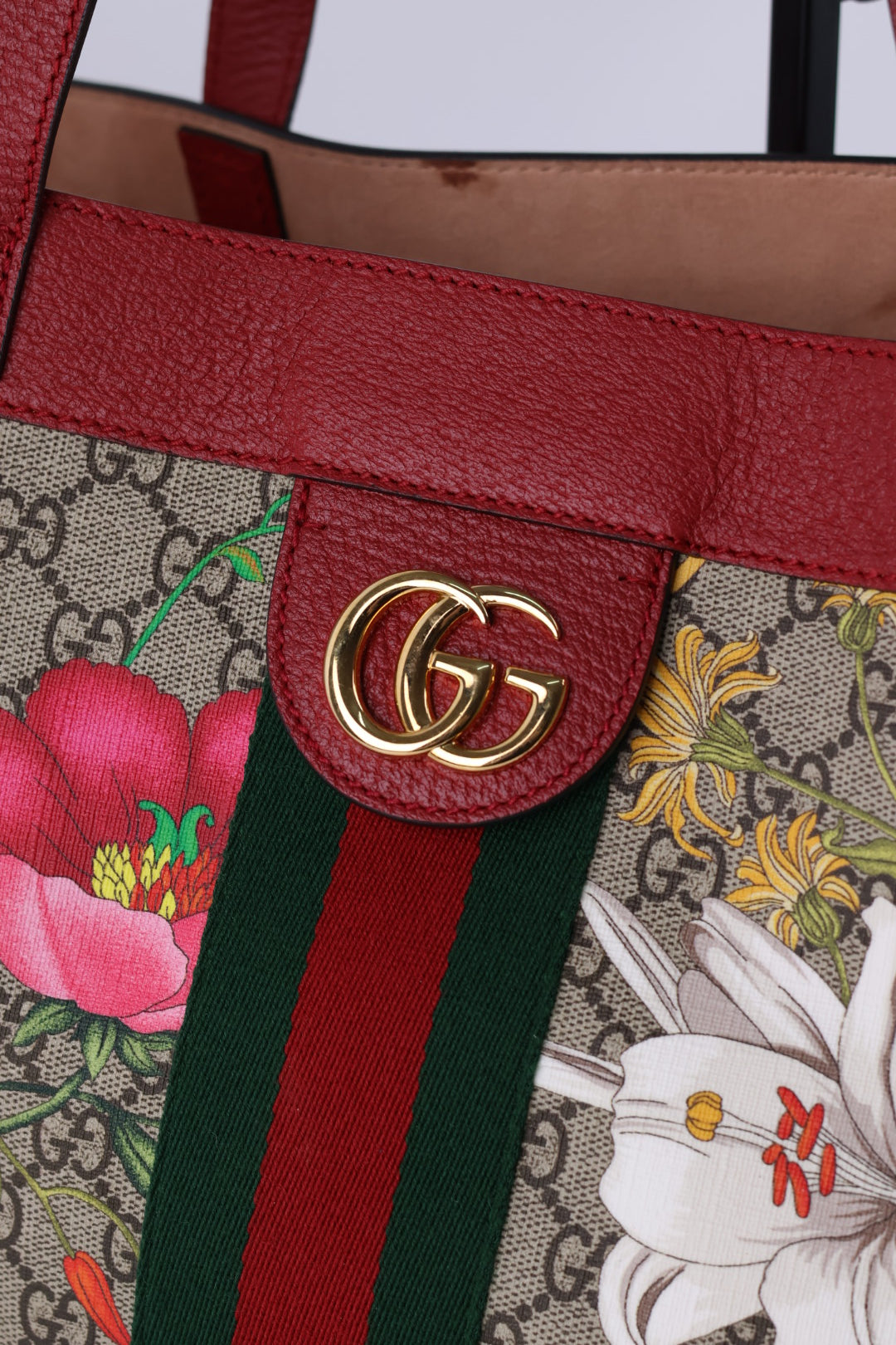 Gucci Ophidia Tote GG Flora