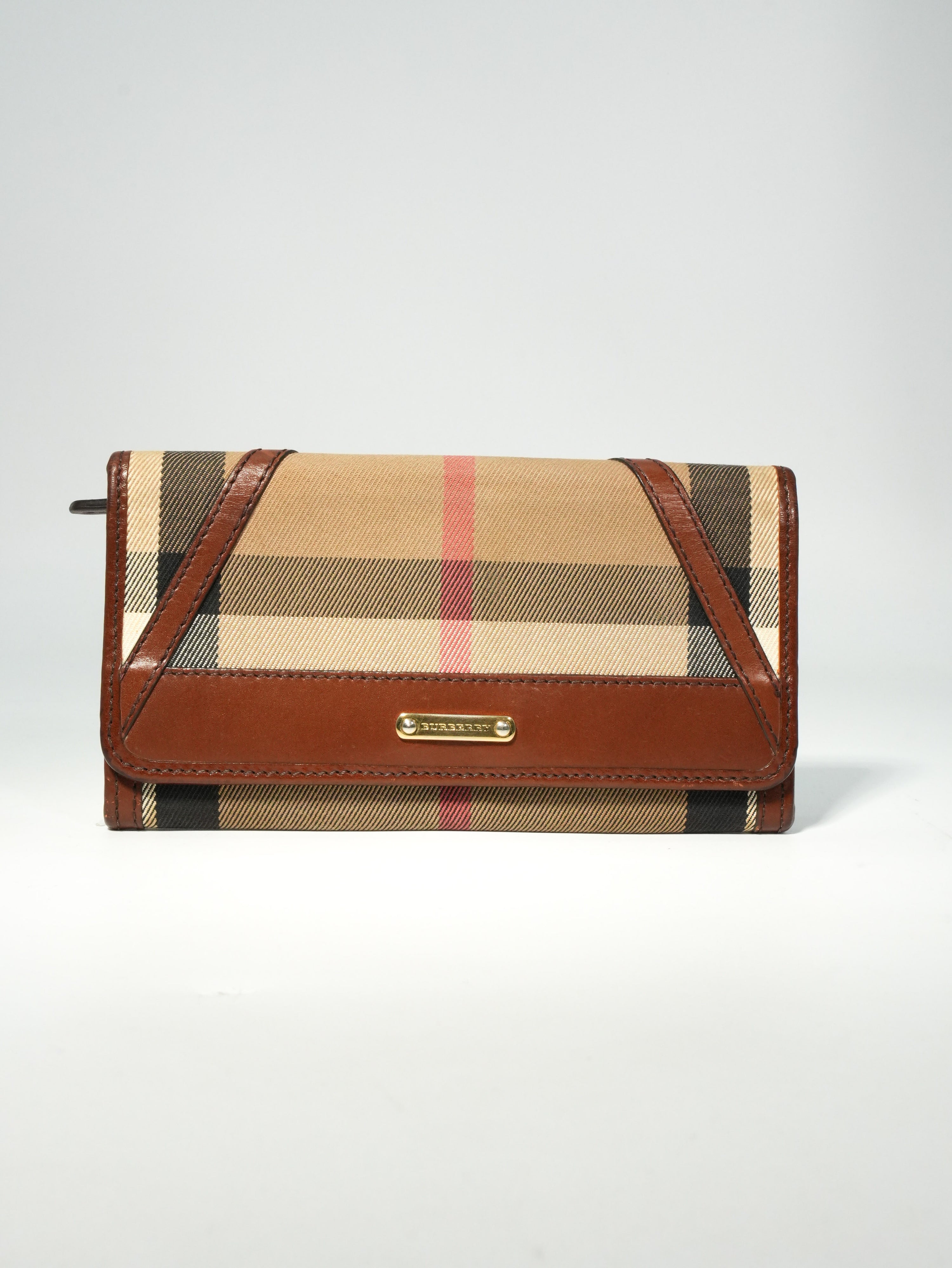 Burberry Portafoglio Lungo Check