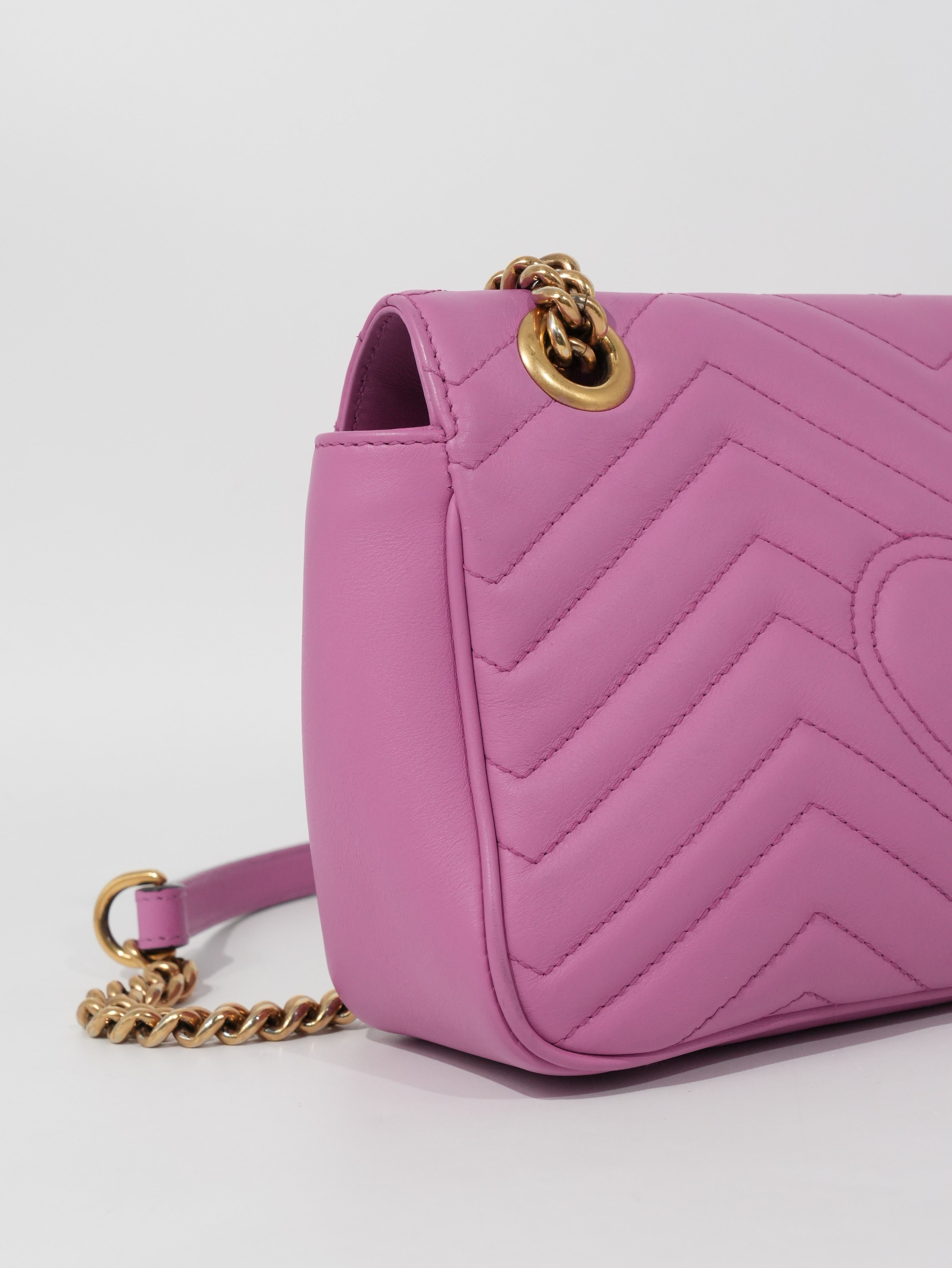 Gucci Marmont Media in Pelle Matelassé