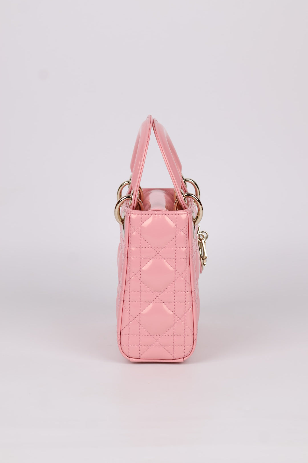 Lady Dior Mini in Pelle Rosa