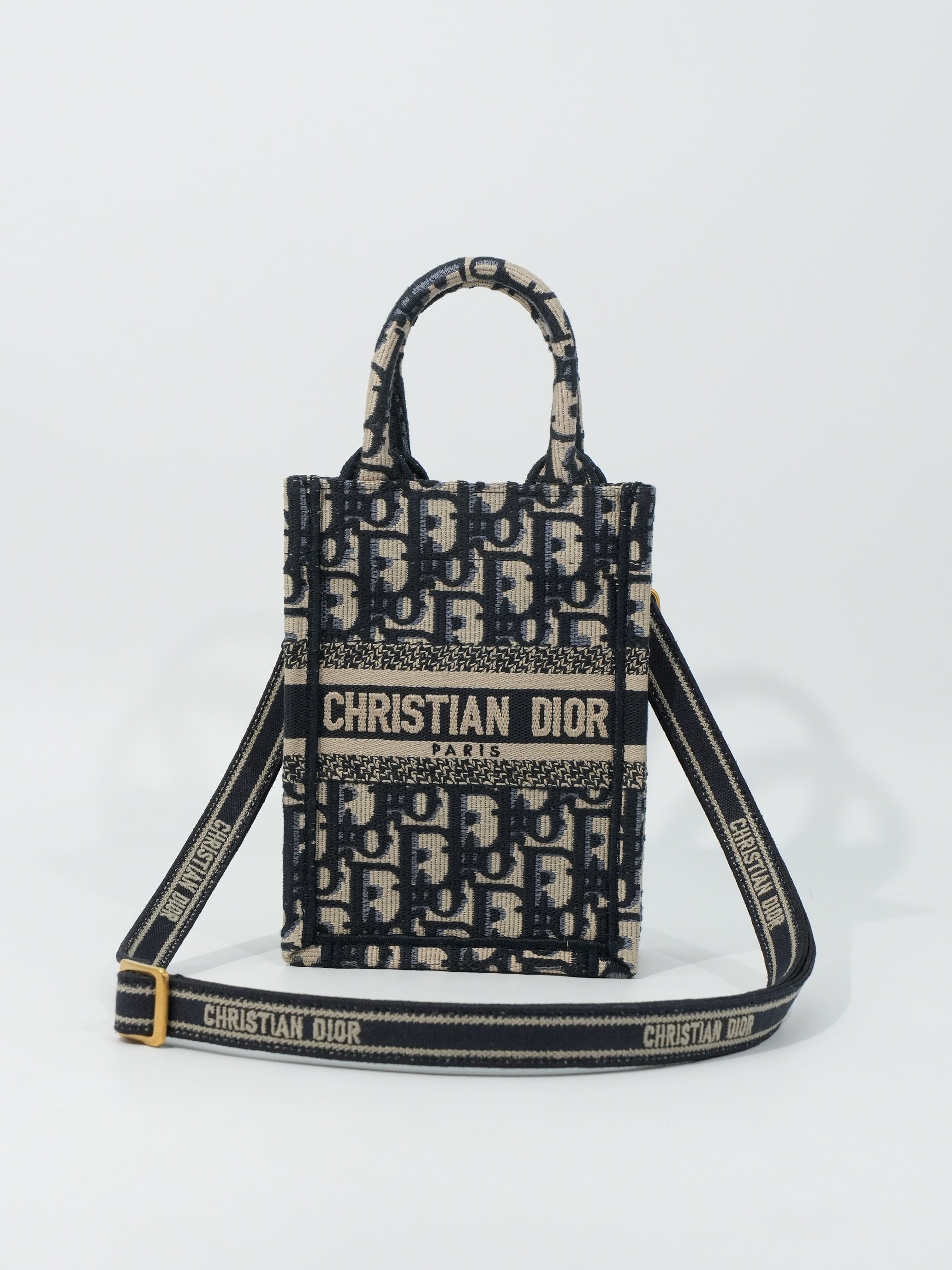 Dior Mini Book Tote in Jacquard Oblique