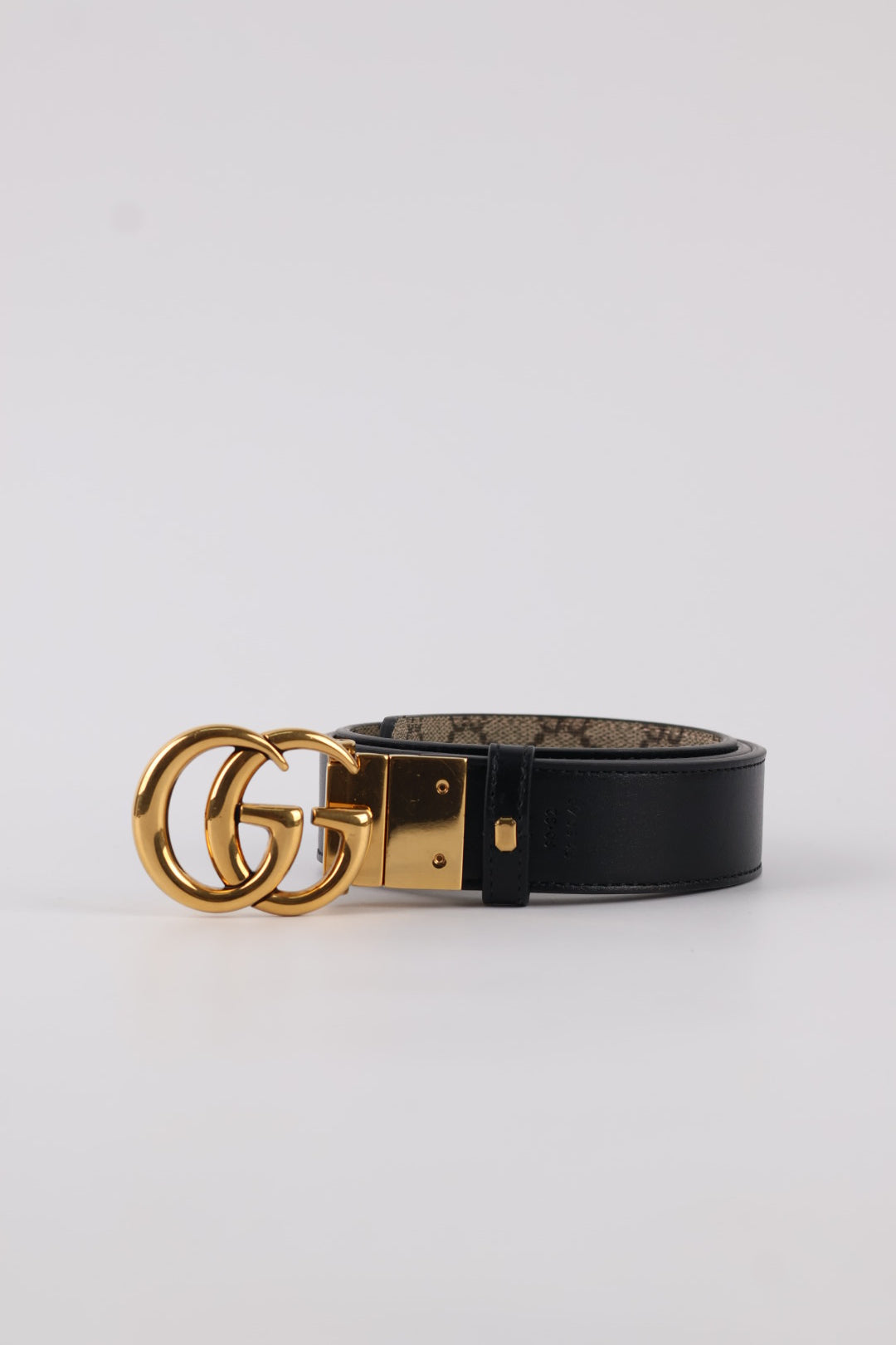 Gucci Cintura Marmont 3 cm Reversibile