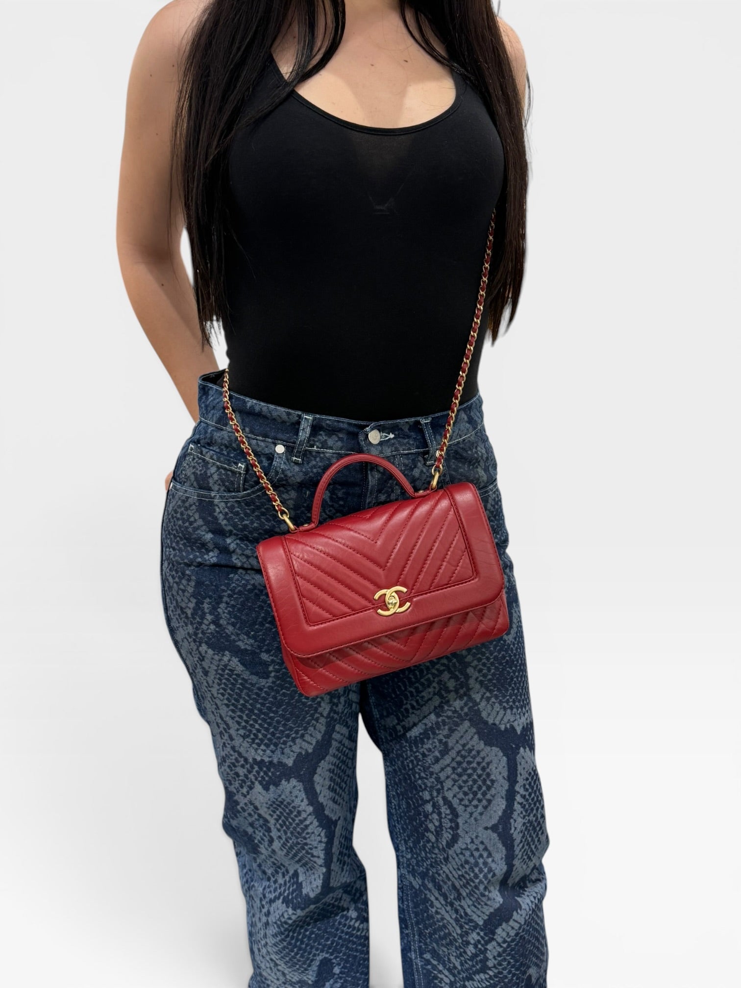 Chanel Classic Top Handle Matelassé