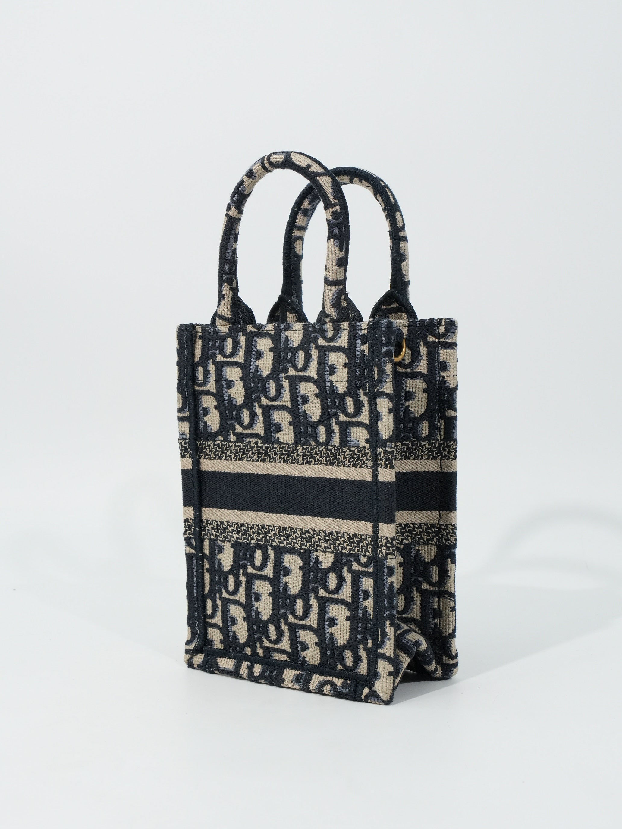 Dior Mini Book Tote in Jacquard Oblique