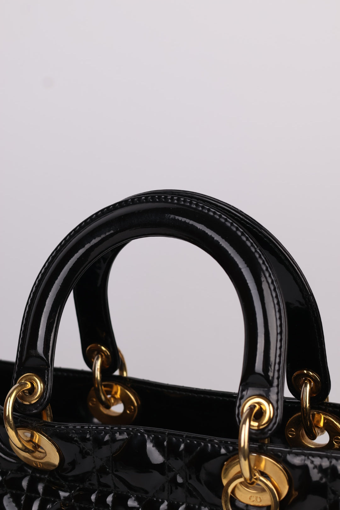 Lady Dior Large Vernis
