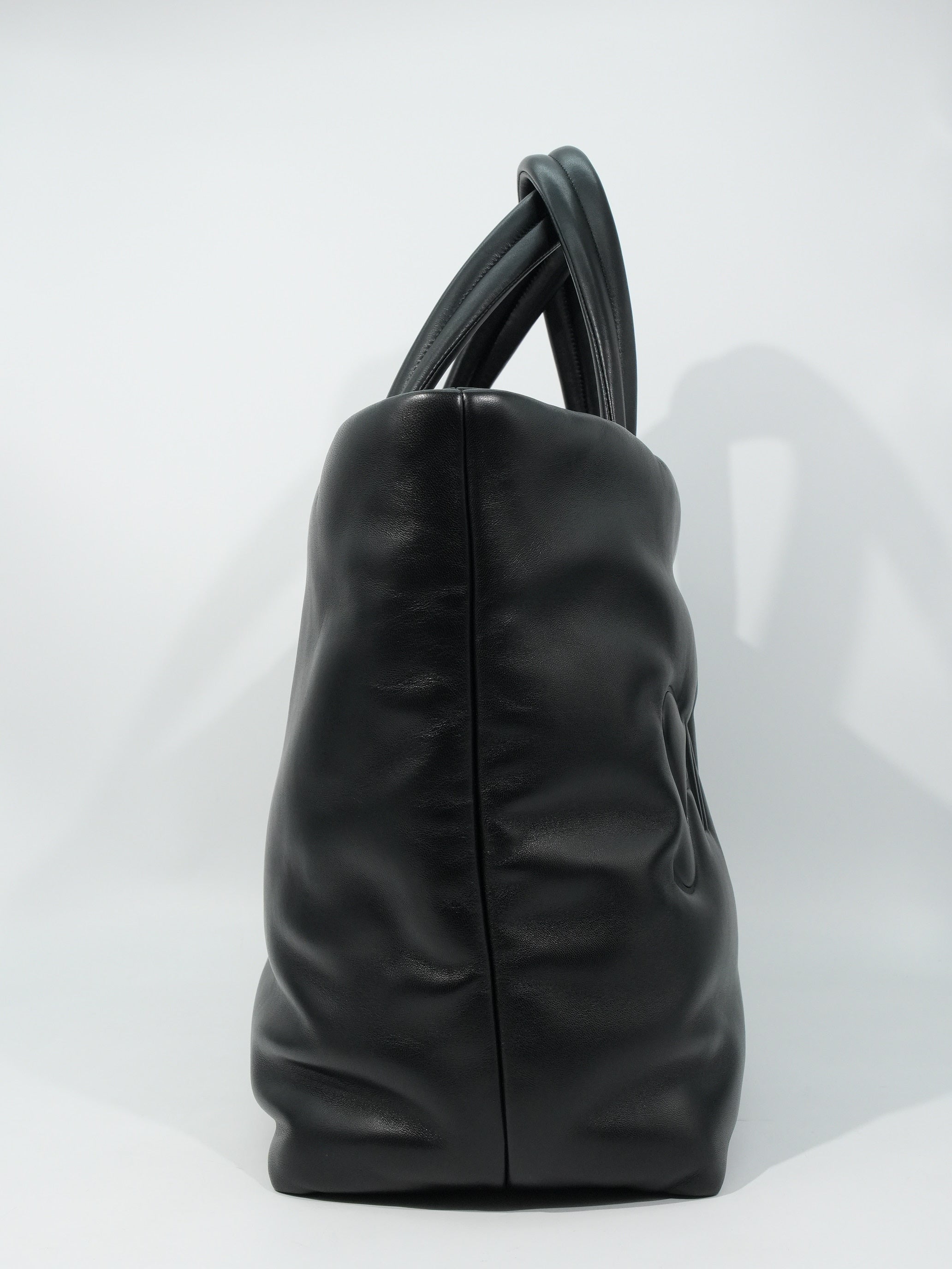 Saint Laurent New Tote Lettering in Pelle