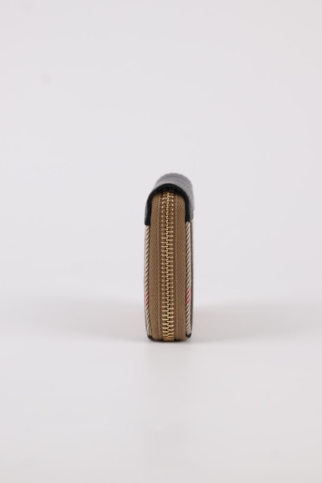 Burberry portafoglio compatto Zippy Check