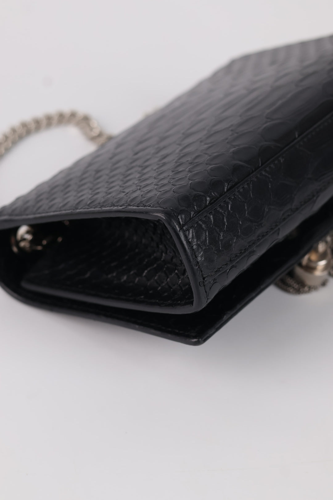 Saint Laurent Kate Mini Pitone con Nappa