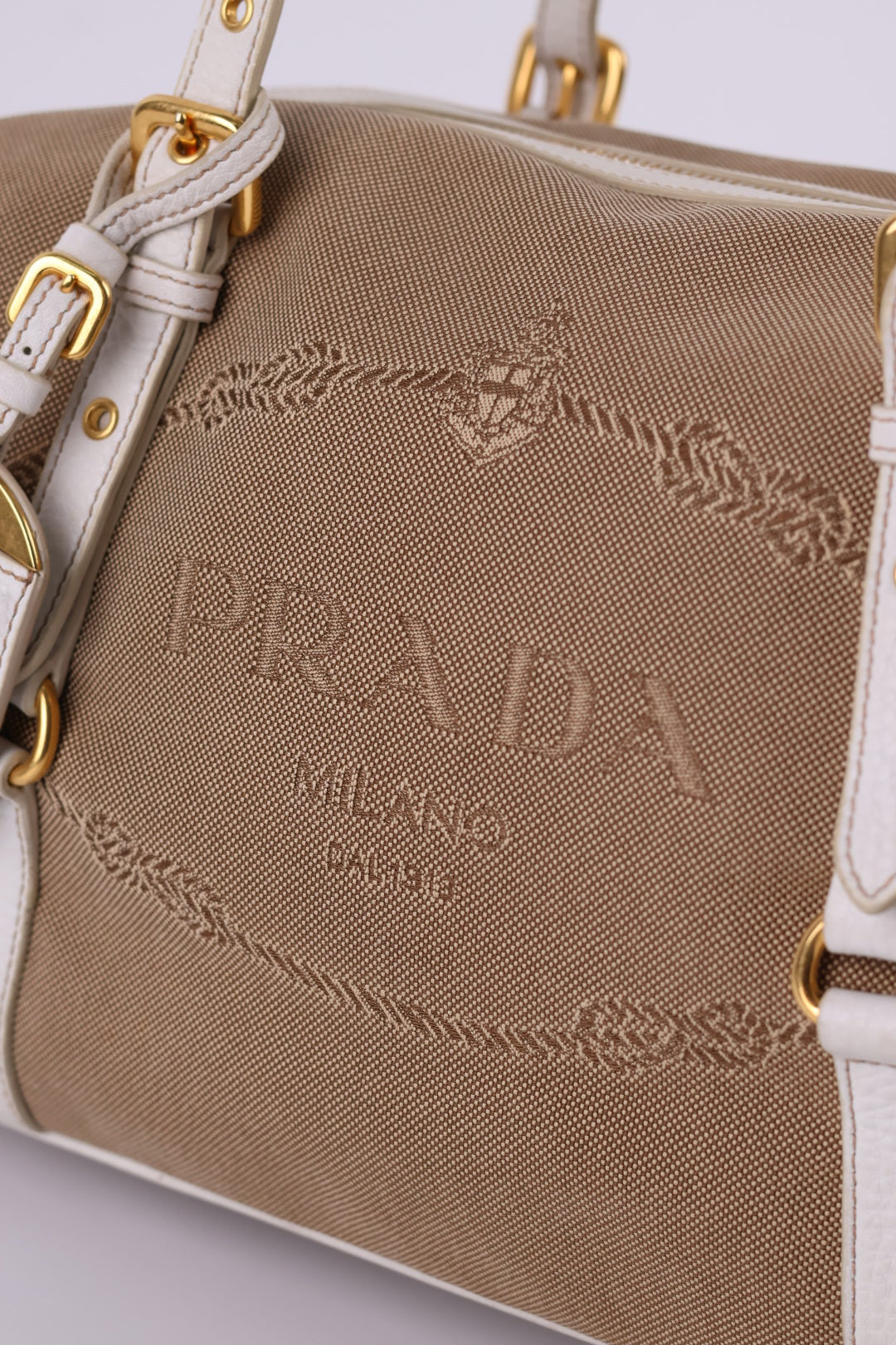Prada Boston Jacquard