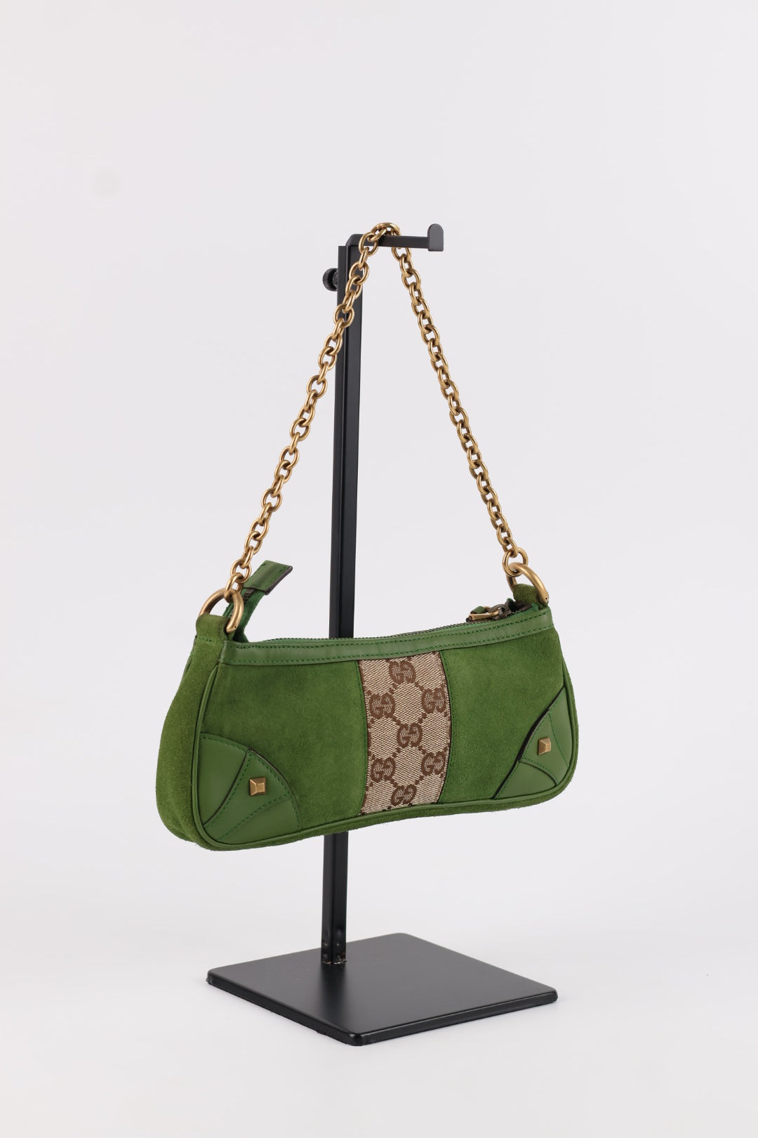 Gucci Chain Pochette GG Suede