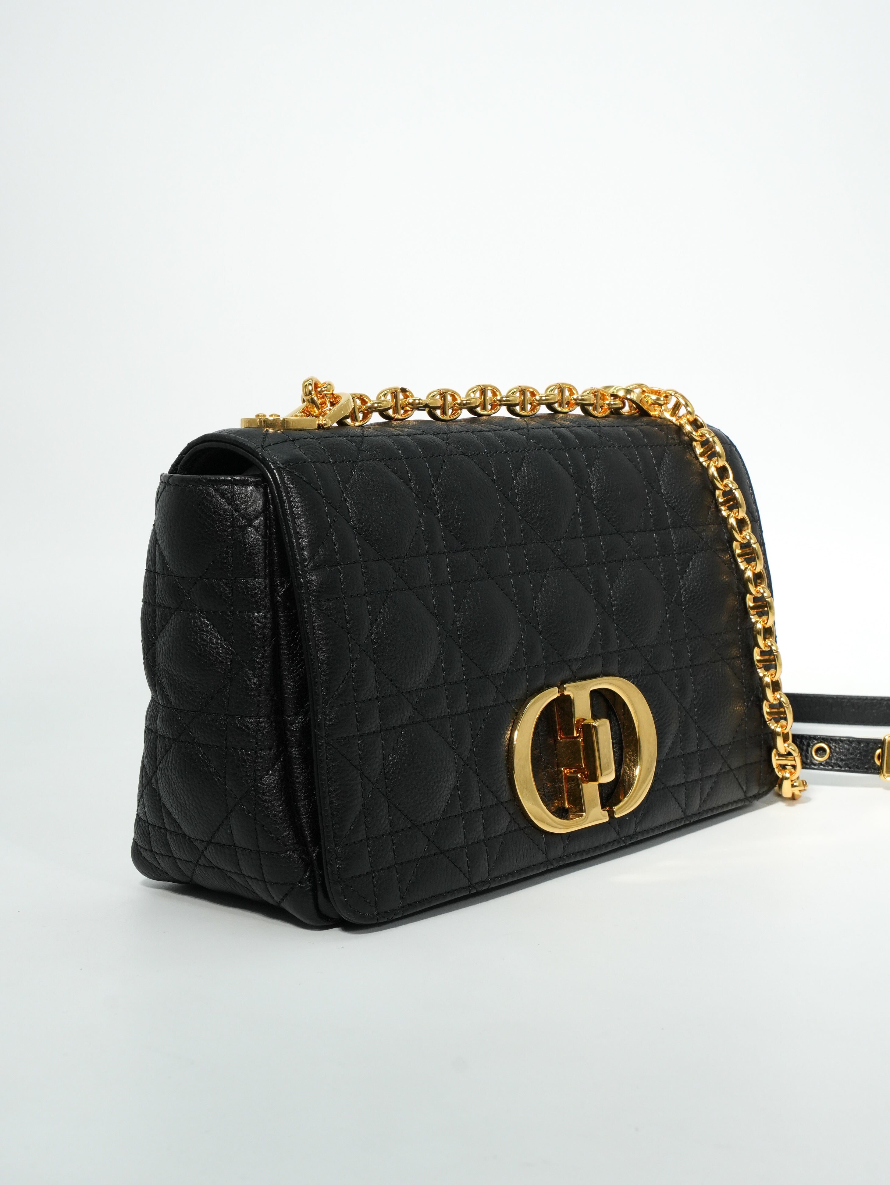Dior Caro Media in Pelle