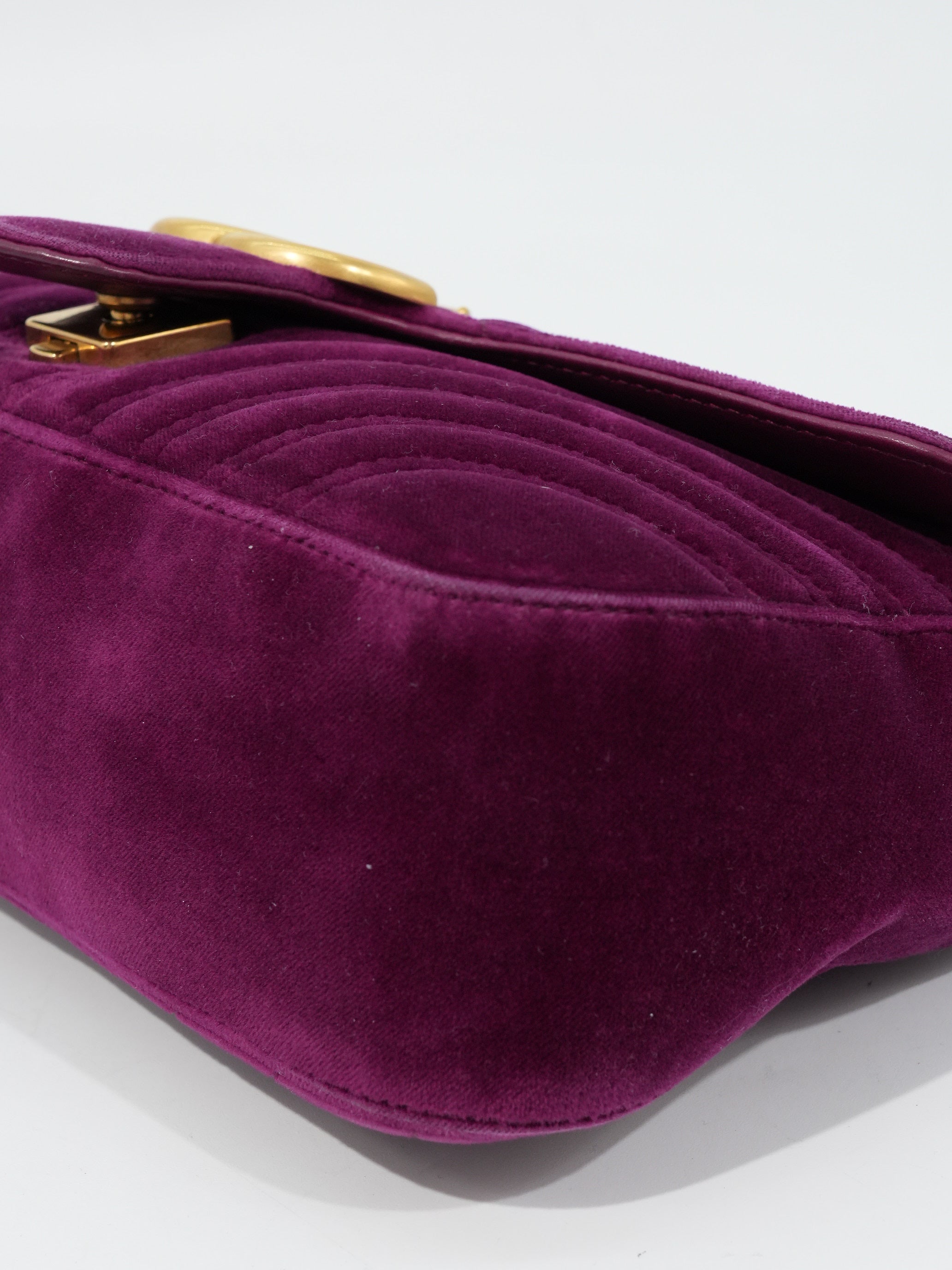 Gucci Marmont Media Velvet Matelassé