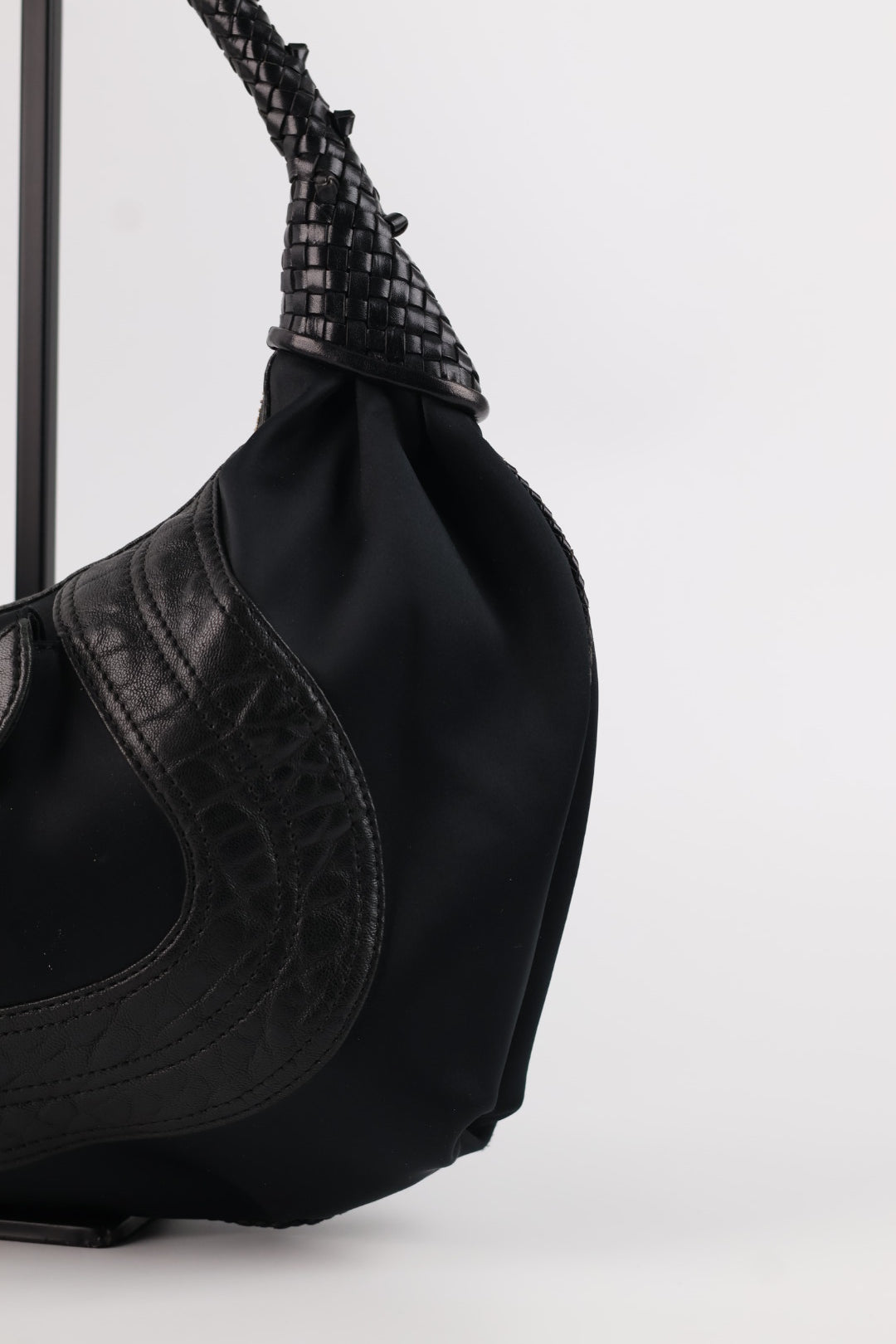 Fendi Hobo Nylon & Pelle