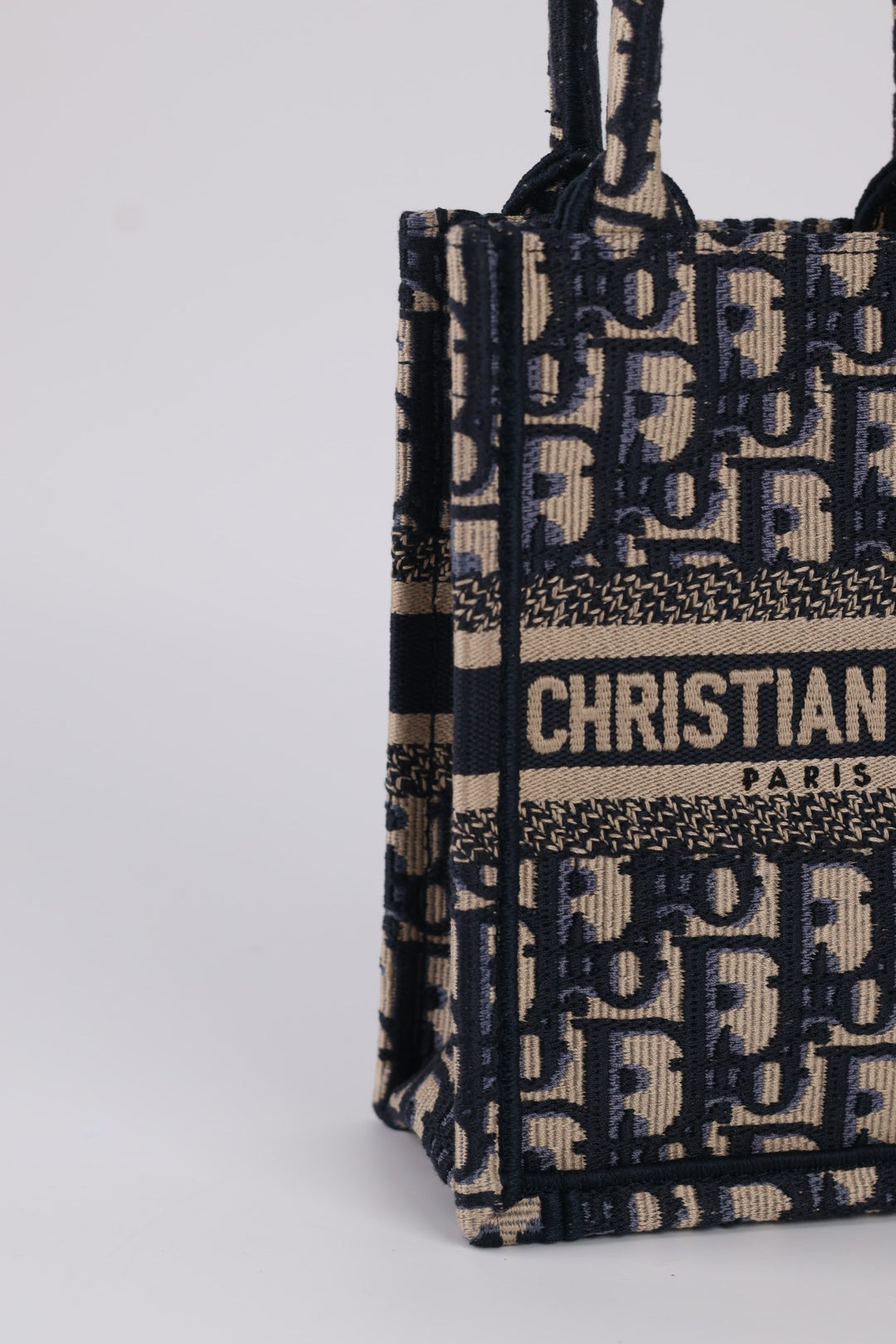 Dior Mini Book Tote Jacquard Oblique