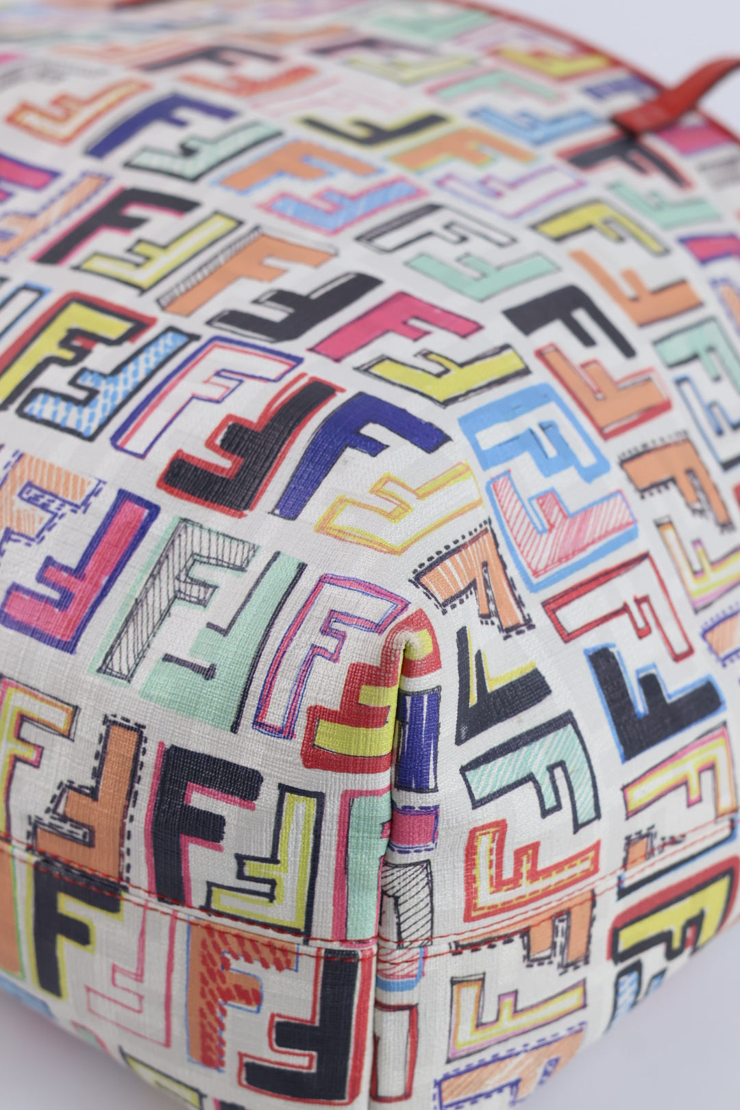 Fendi Shopping FF Logo Multicolor