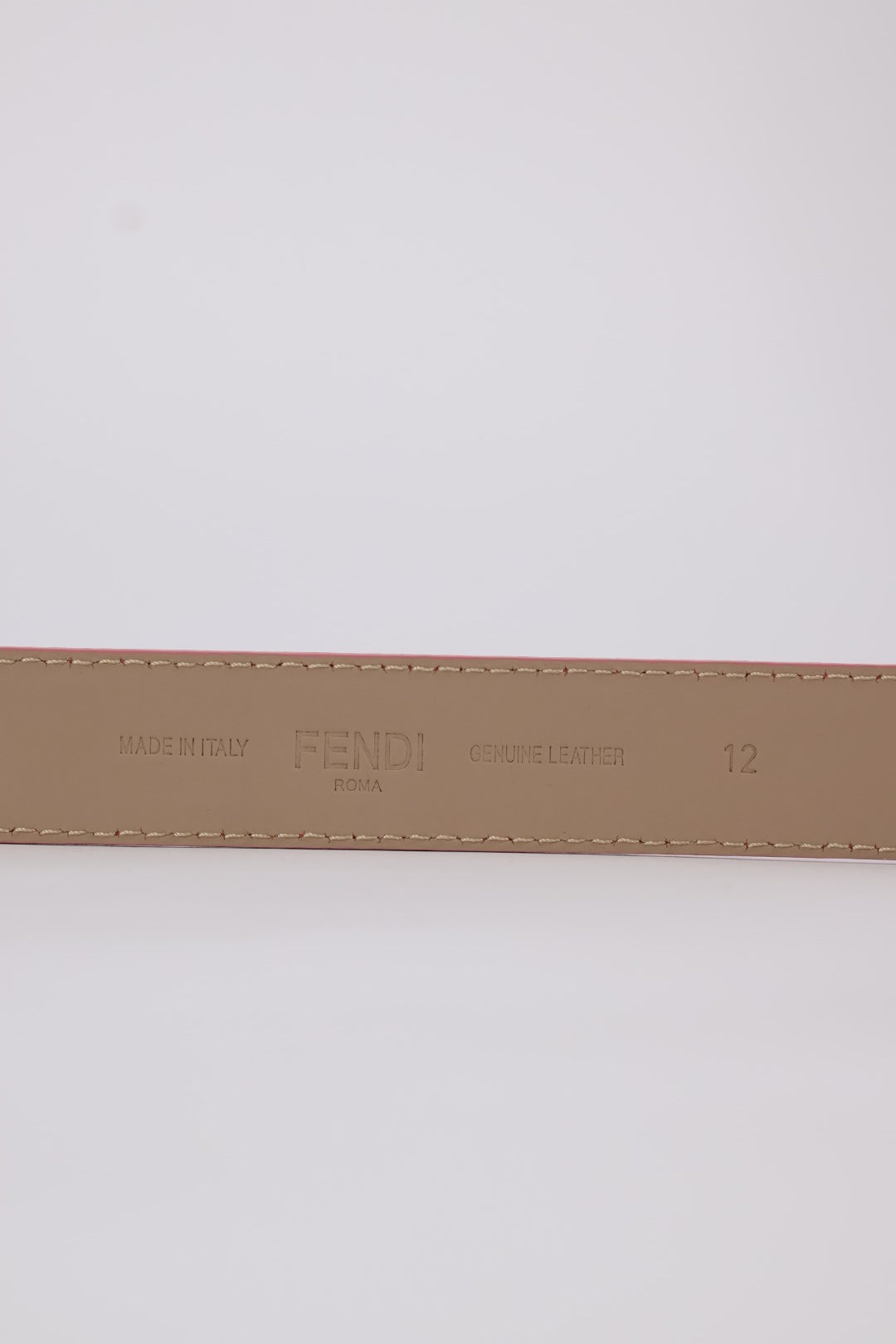 Fendi Cintura FF in Pelle