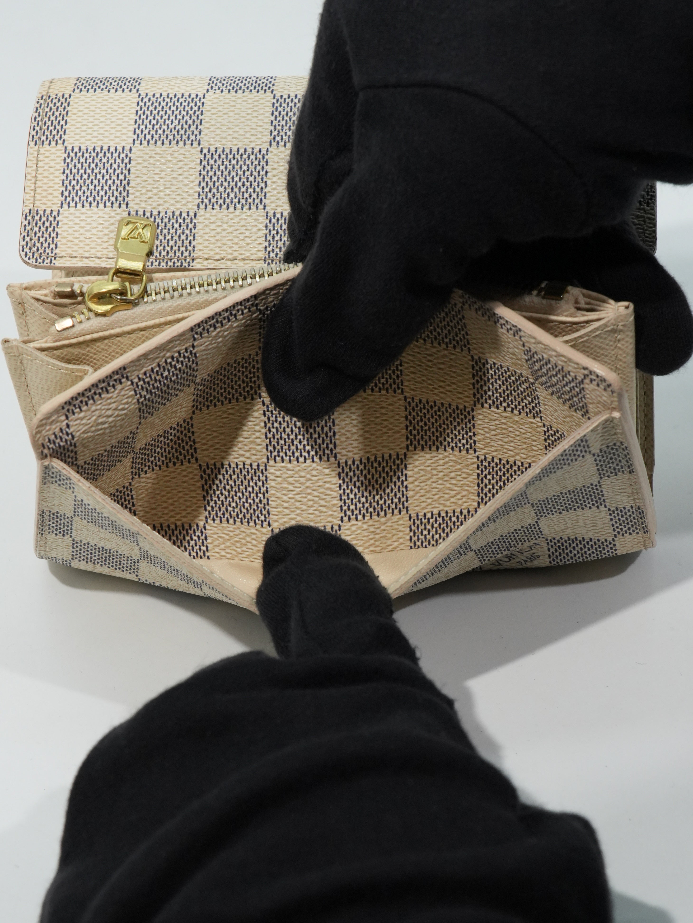 Louis Vuitton Portafoglio Alexandra Damier Azur