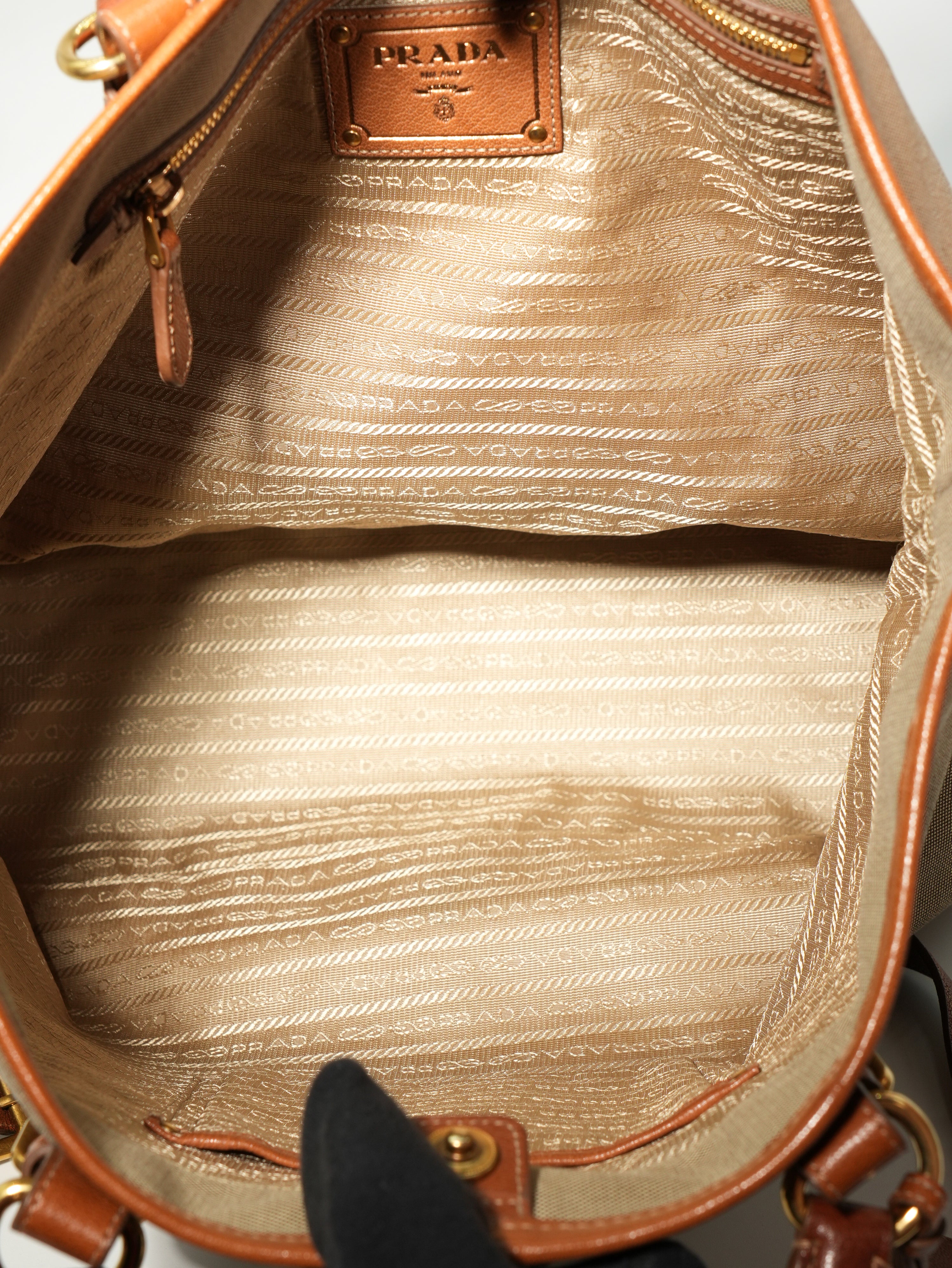 Prada Tote In Jacquard
