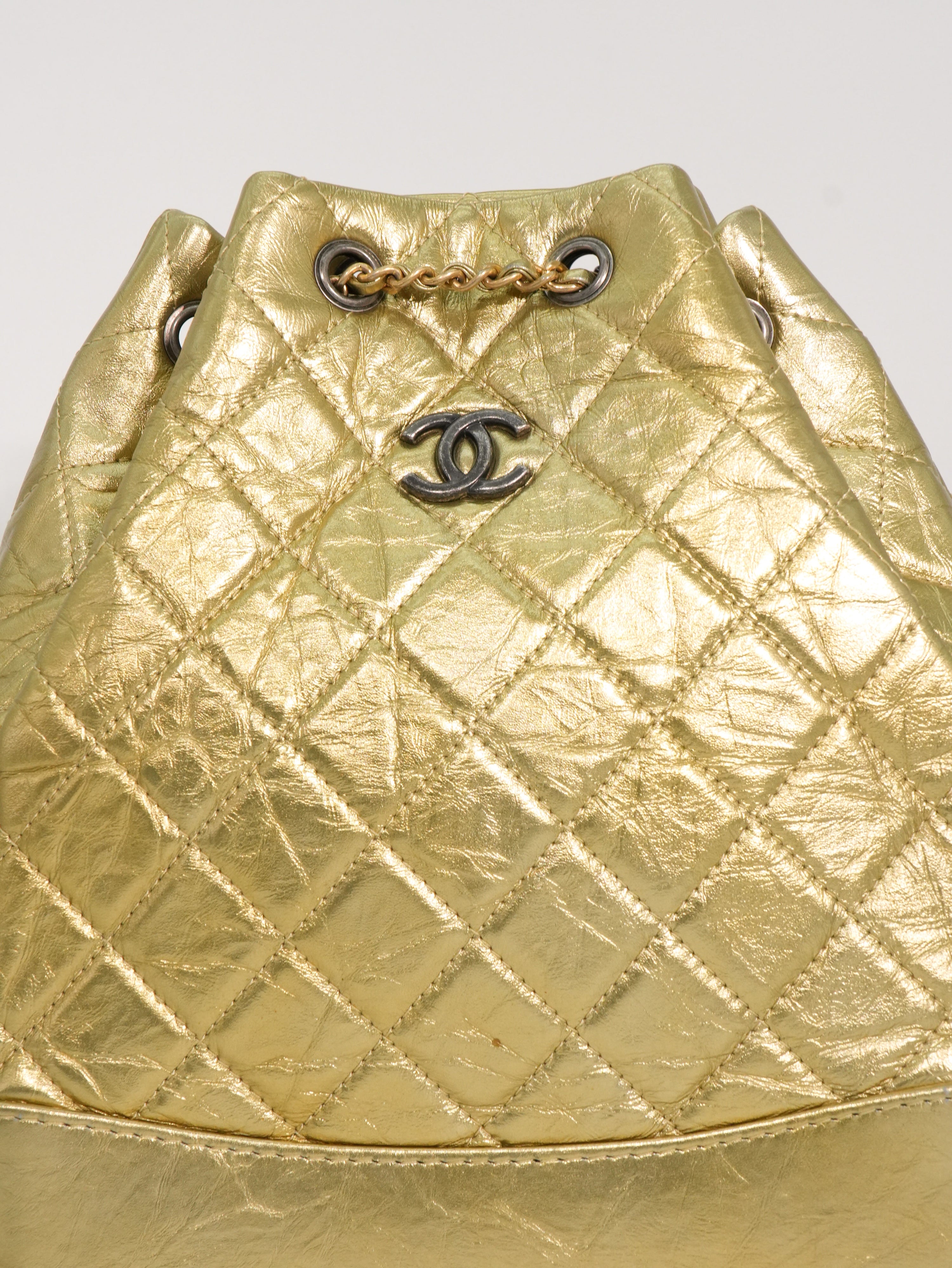 Chanel Zaino Gabrielle Gold