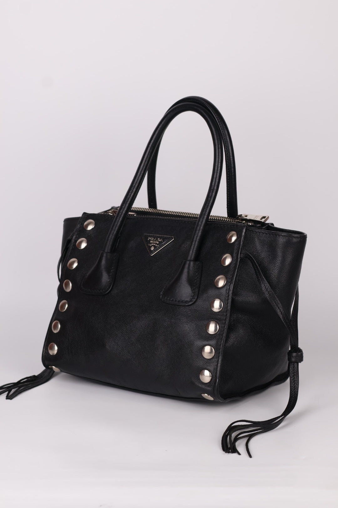 Prada Tote in Pelle Borchie