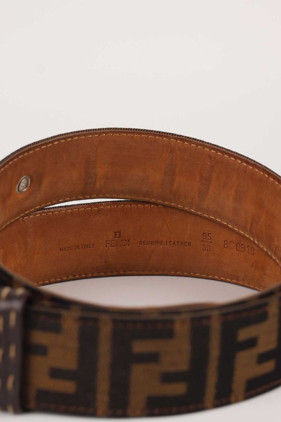 Fendi Cintura FF Logo Selleria