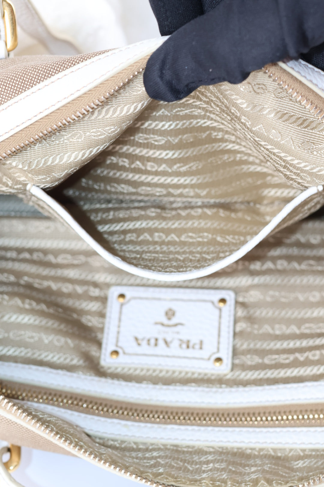 Prada Boston Jacquard