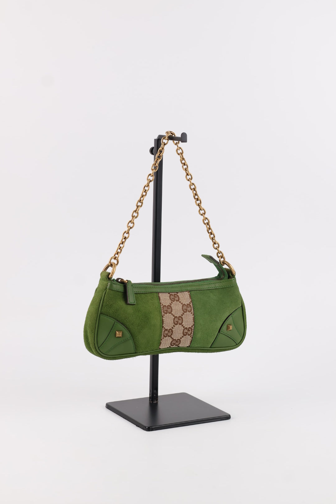 Gucci Chain Pochette GG Suede