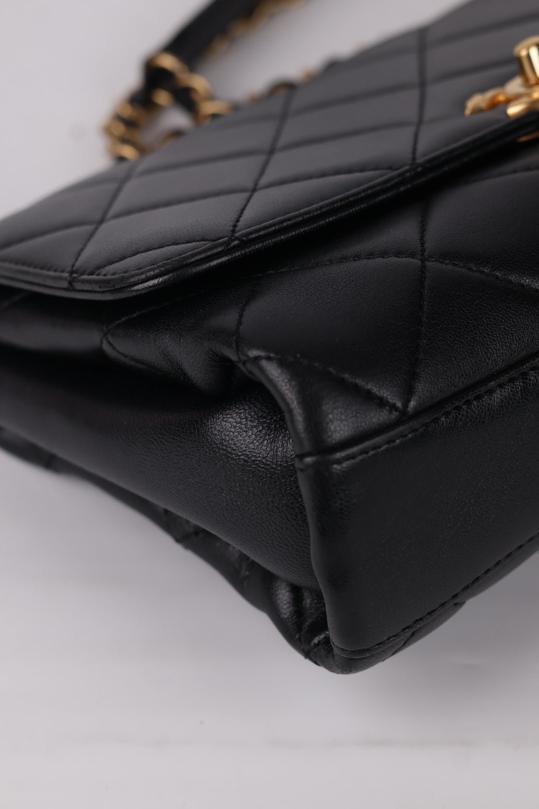 Chanel Classic Flap Crystal Lettering
