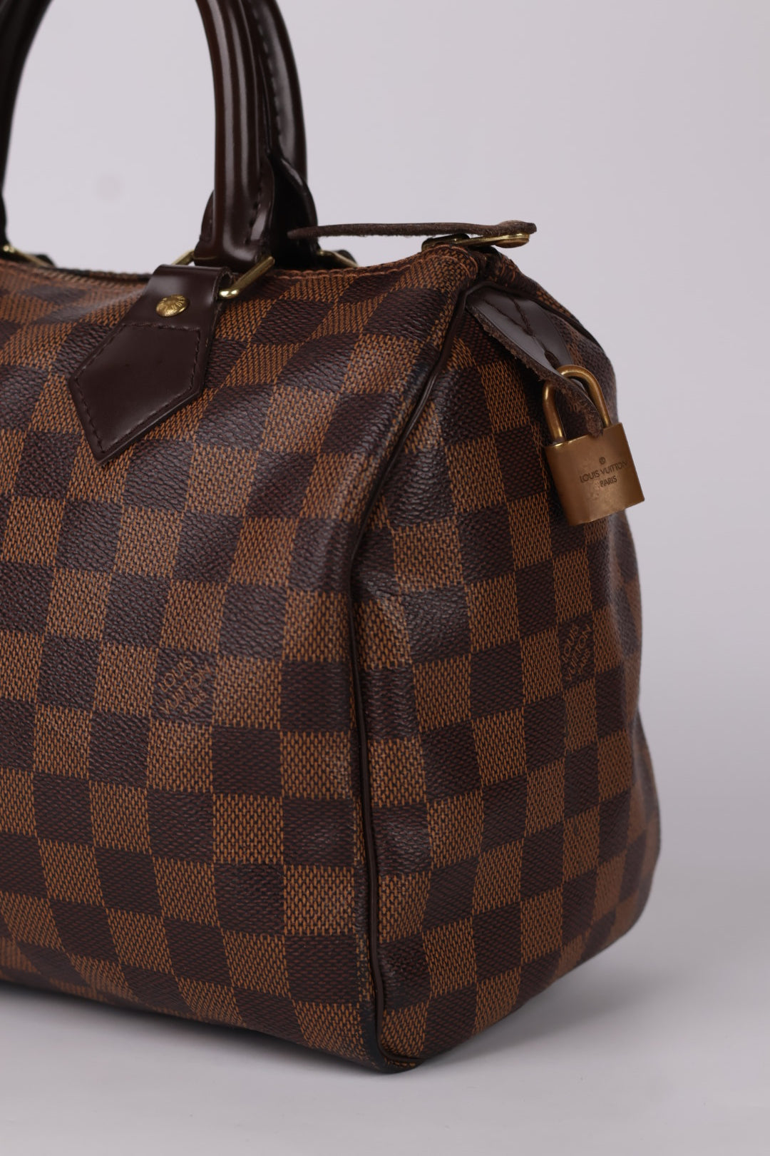 Louis Vuitton Speedy 25 Damier Ébène con Tracolla